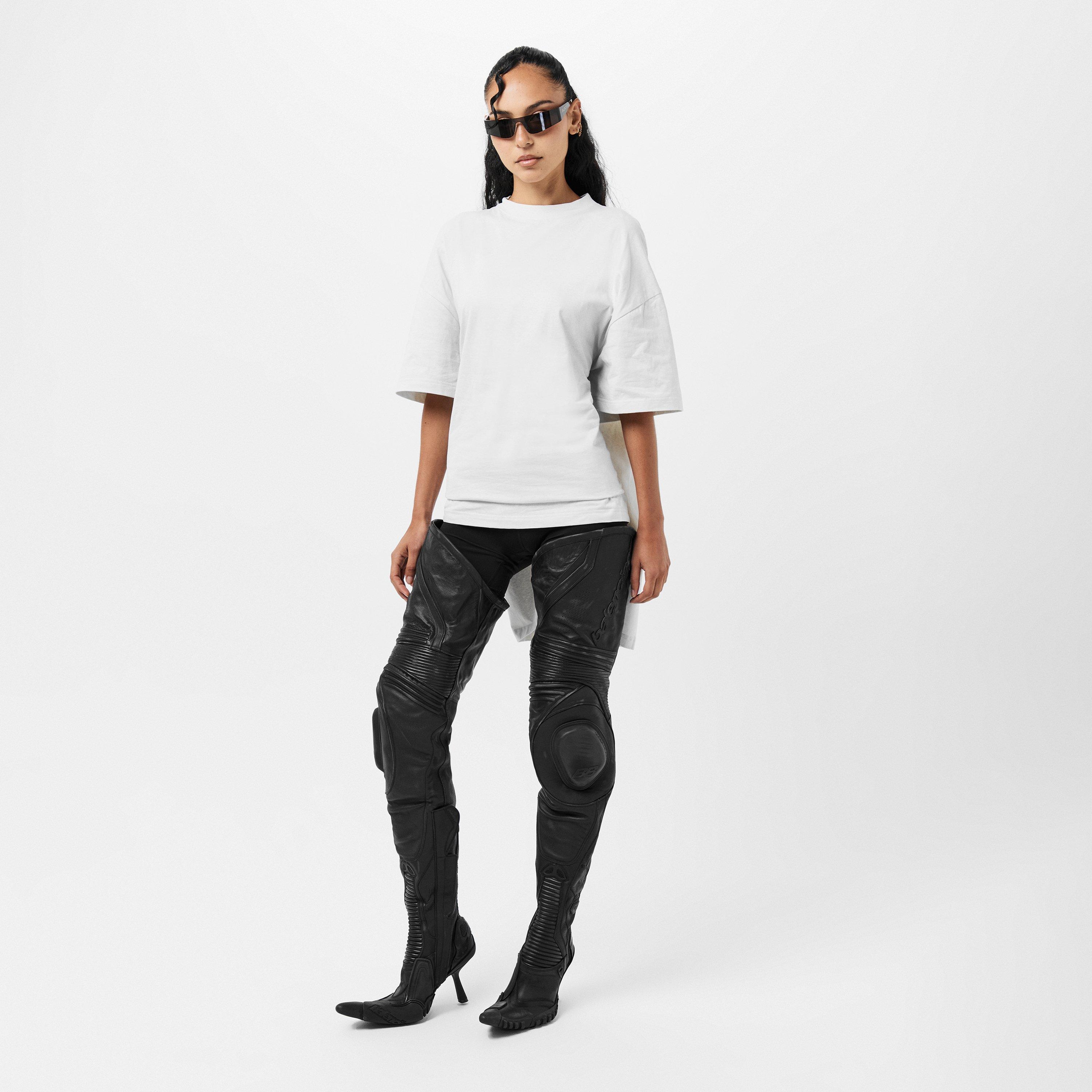 Black - Balenciaga - Biker Over-The-Knee Boots - 6