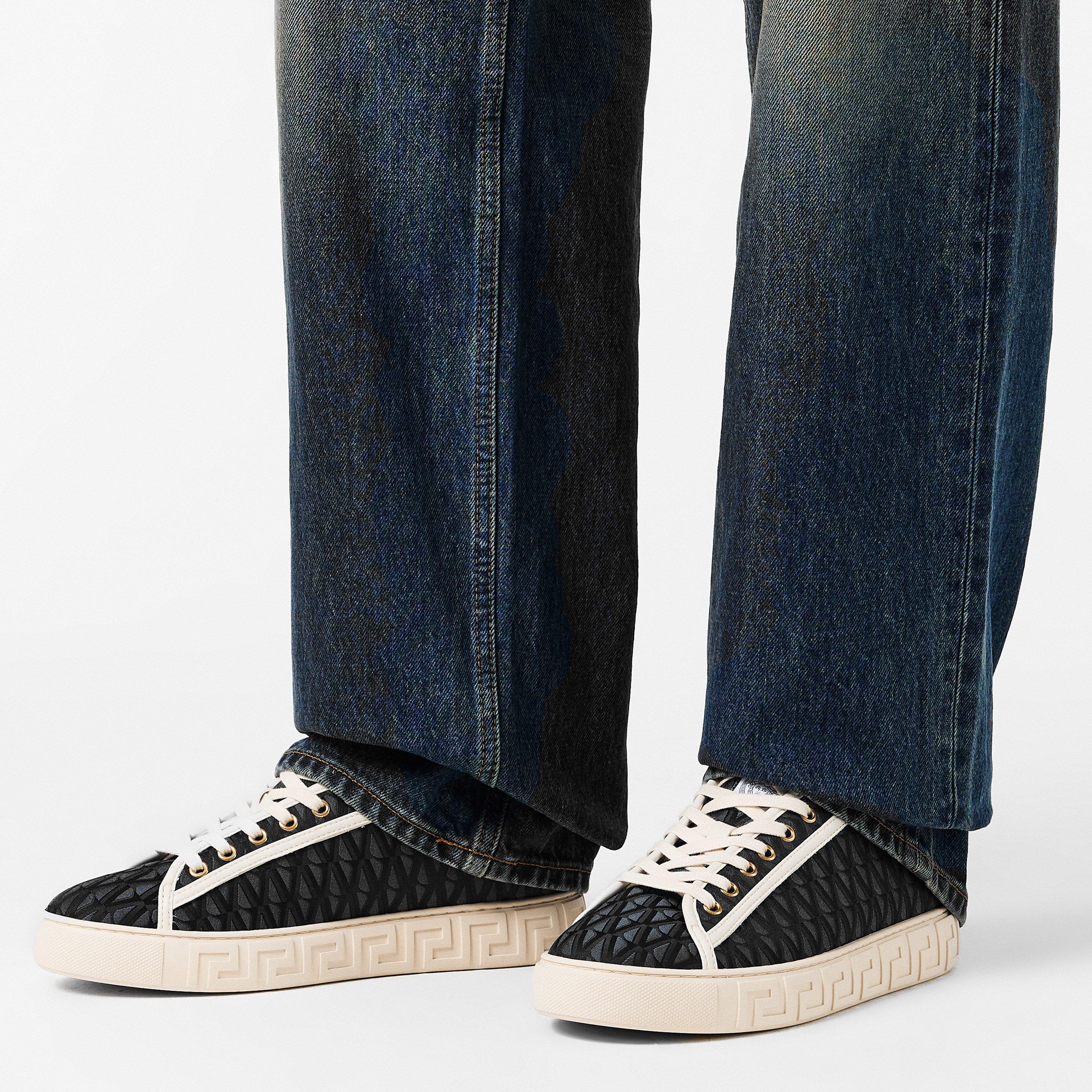 Black Off White - Versace - Women's Platform Trainers - 3