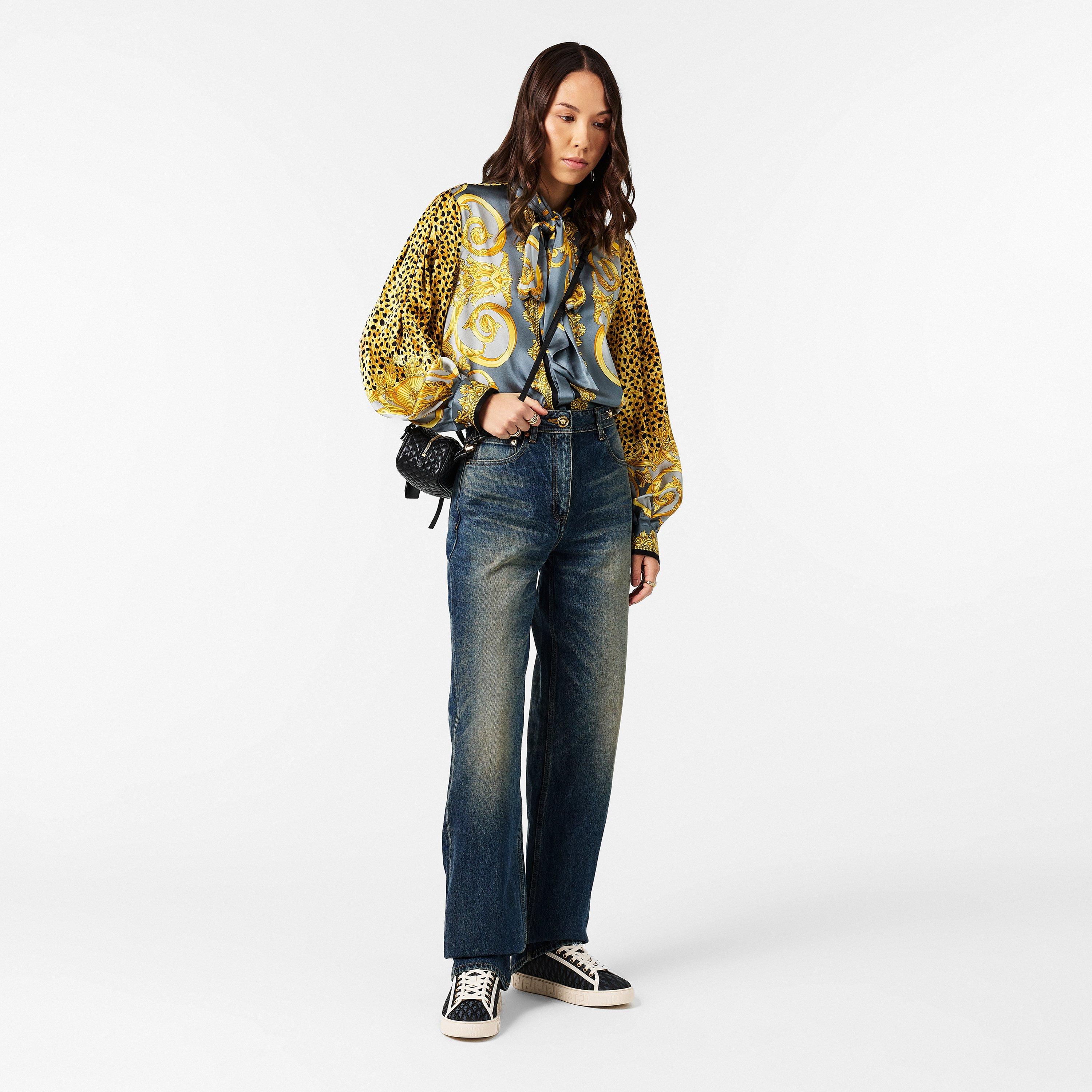 Black Off White - Versace - Women's Platform Trainers - 6