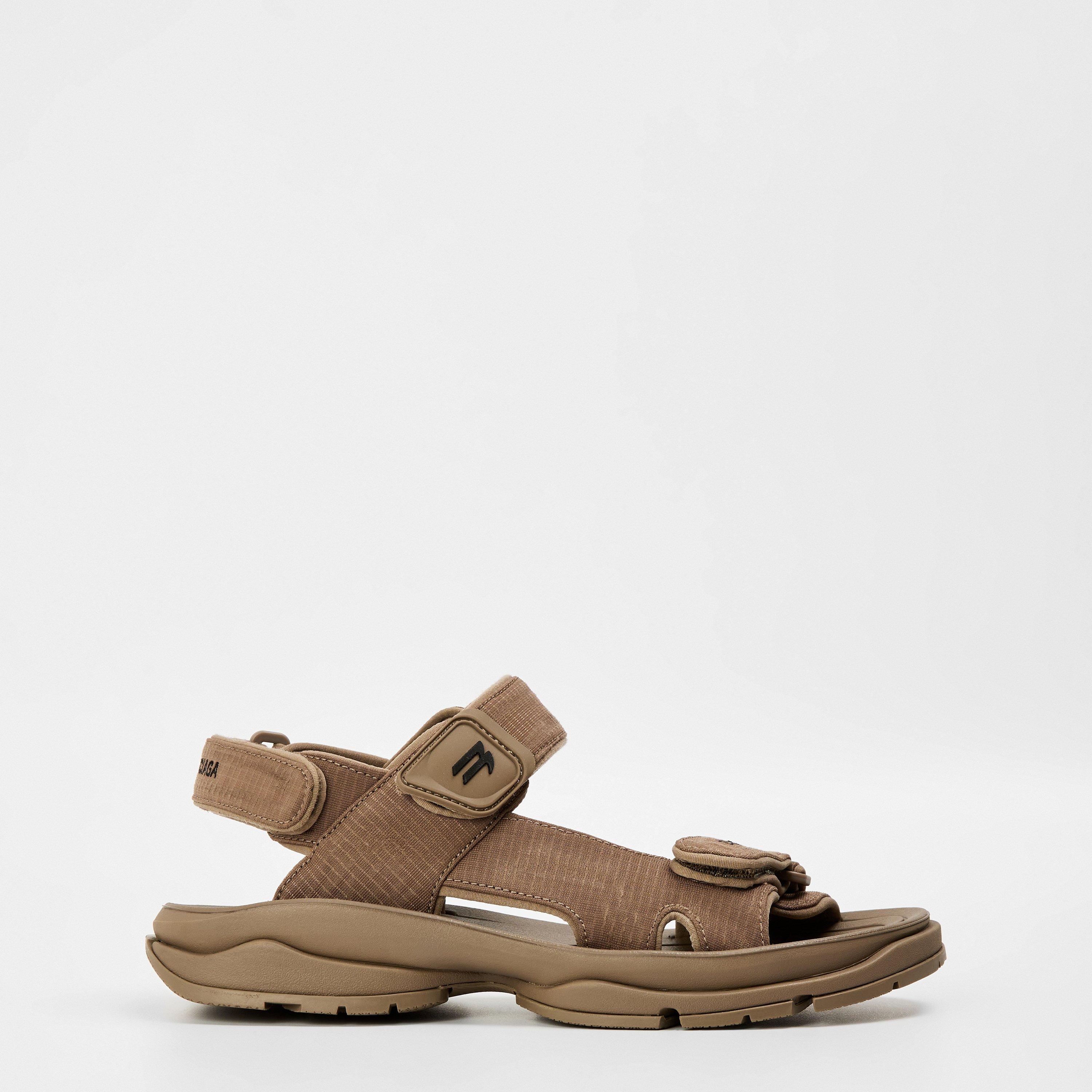 Balenciaga Women's Flatform Sandals - Dark Taupe - Size 6 (39)