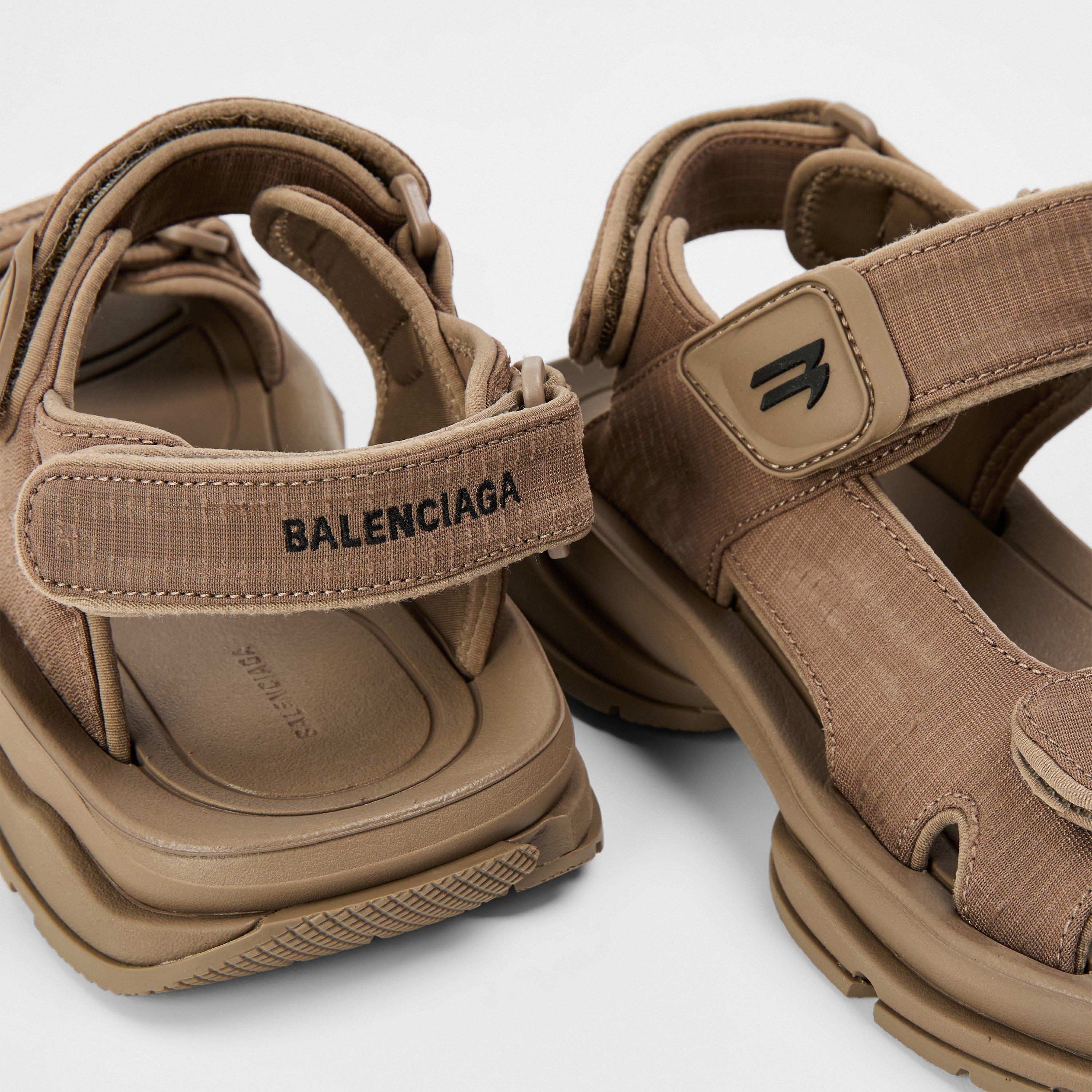 Dark Taupe - Balenciaga - Women's Flatform Sandals, Flatform Style - 3