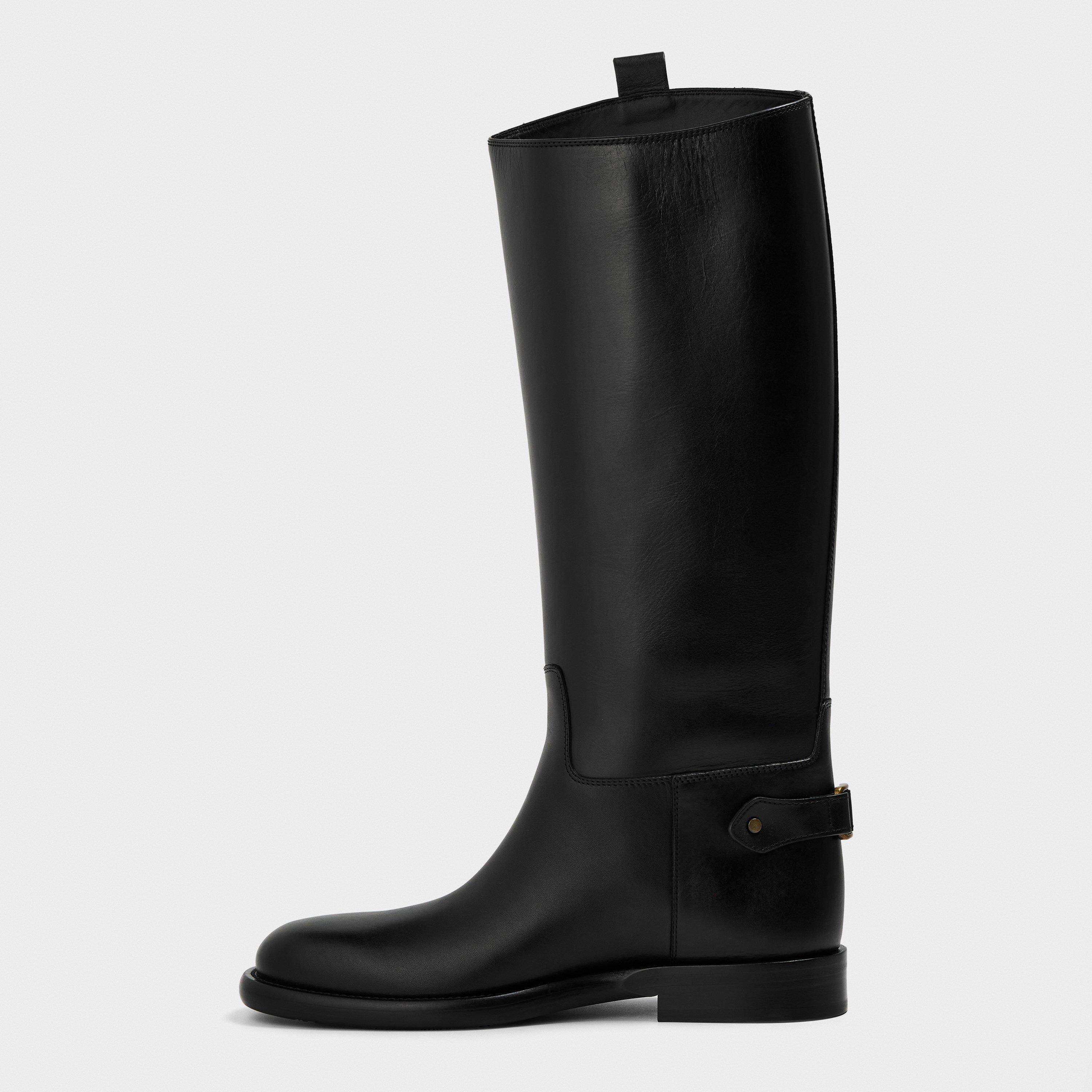 Black - Burberry - Women's Burb Cavalier Biker Boots - 2