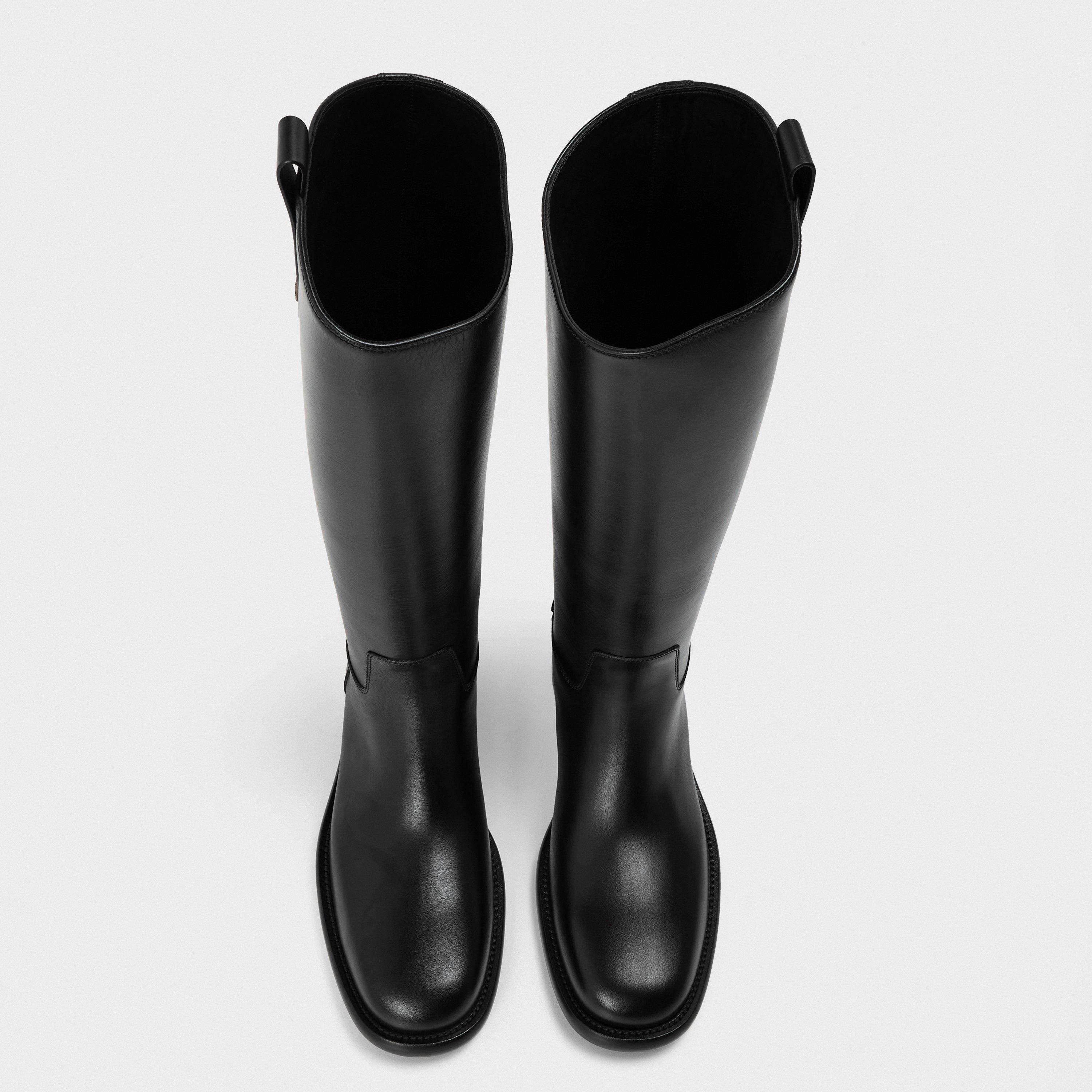 Black - Burberry - Women's Burb Cavalier Biker Boots - 4