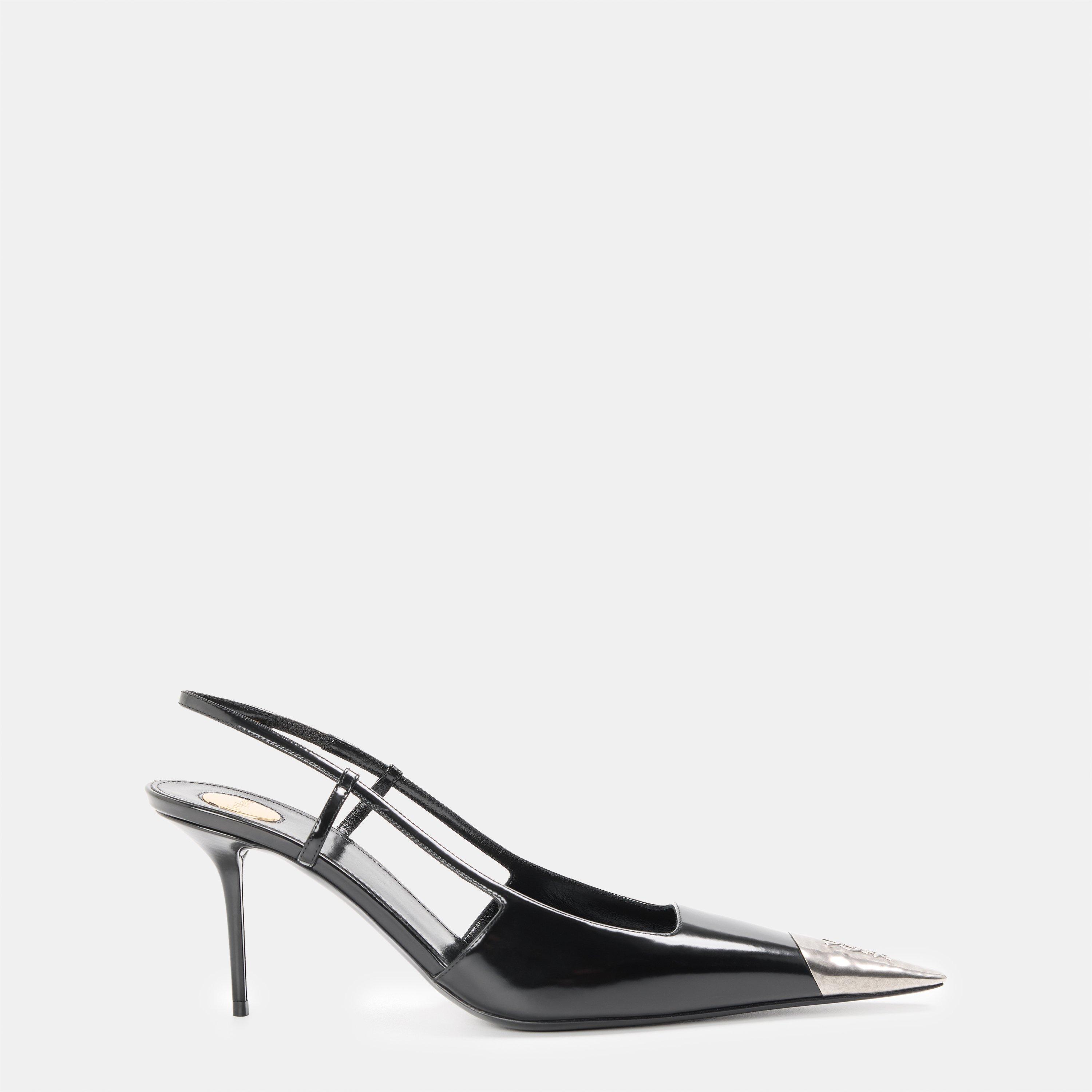 Saint Laurent Women's Lee Slingbacks - Nero - Size 4 (37)