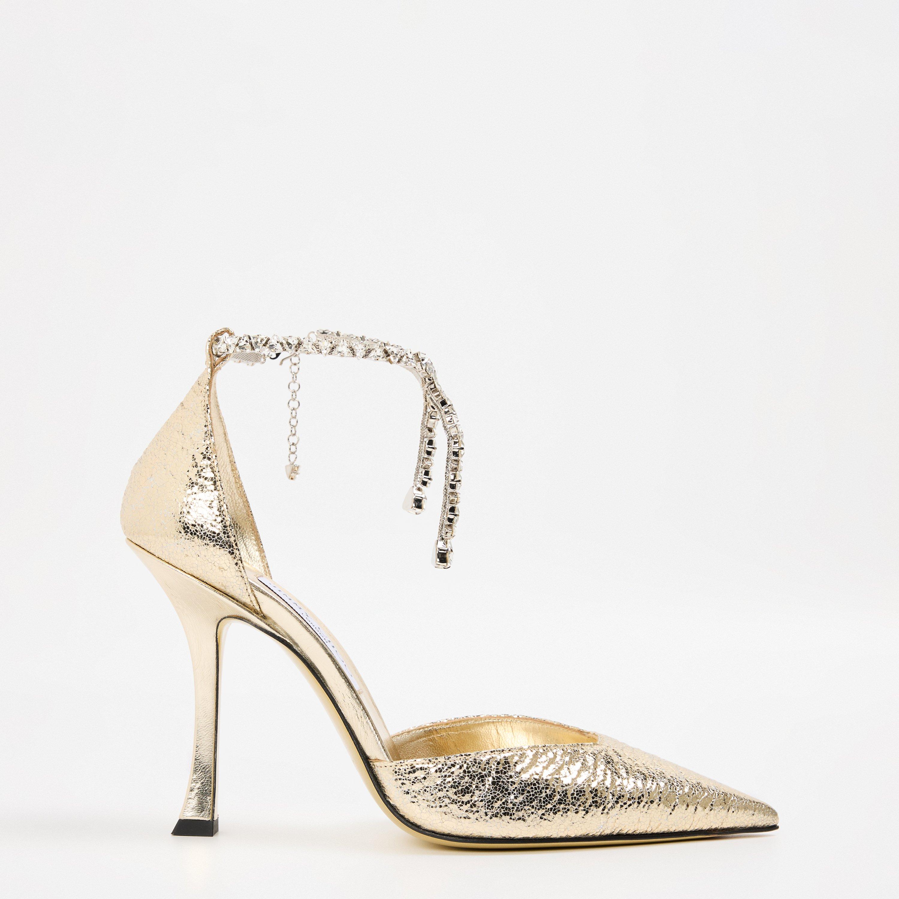 Gold - Jimmy Choo - Women's Stiletto Court Shoes - 1