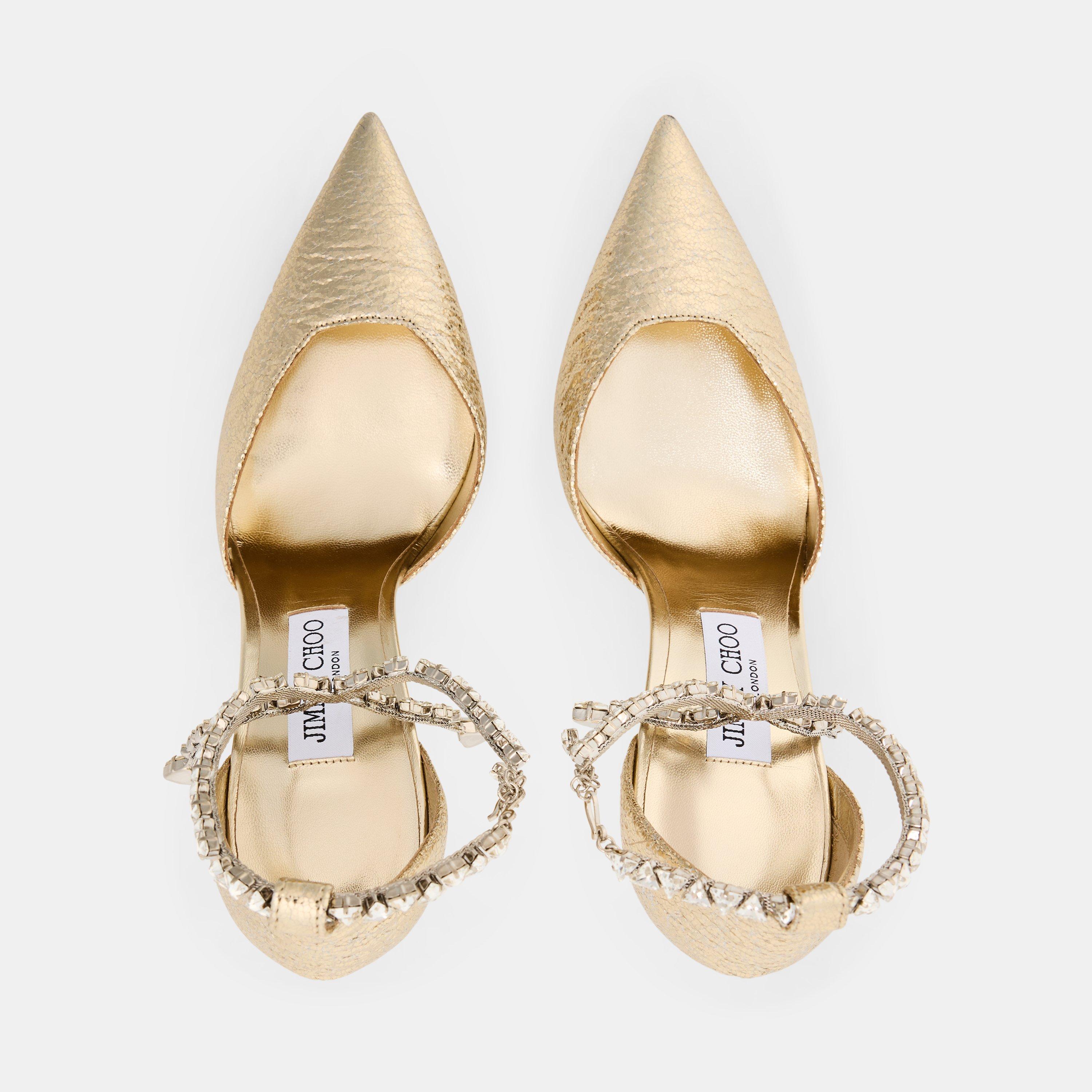 Gold - Jimmy Choo - Women's Stiletto Court Shoes - 5