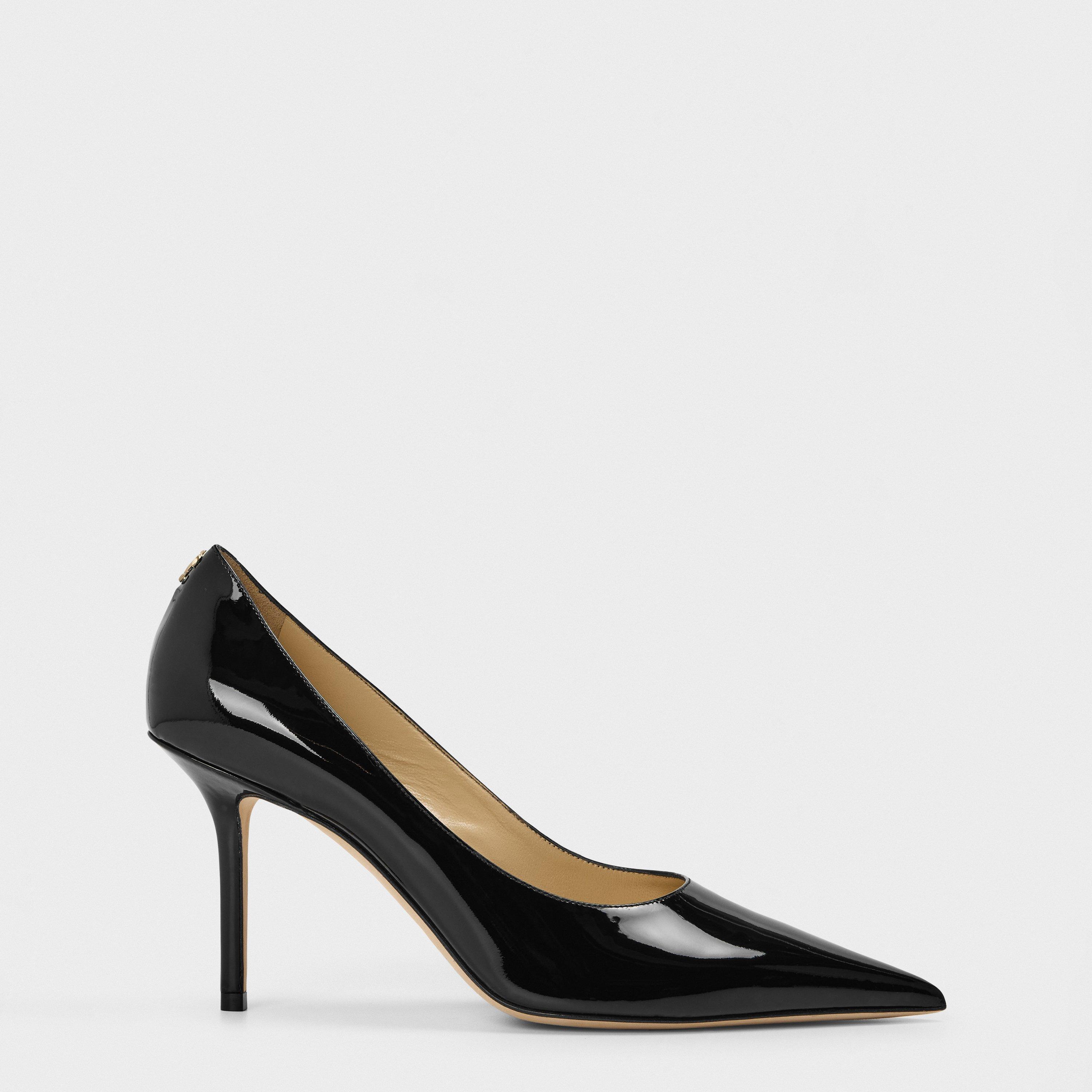 Jimmy Choo Women's Love 85 Stiletto Court Shoes - Patent Black - Size 4 (37)