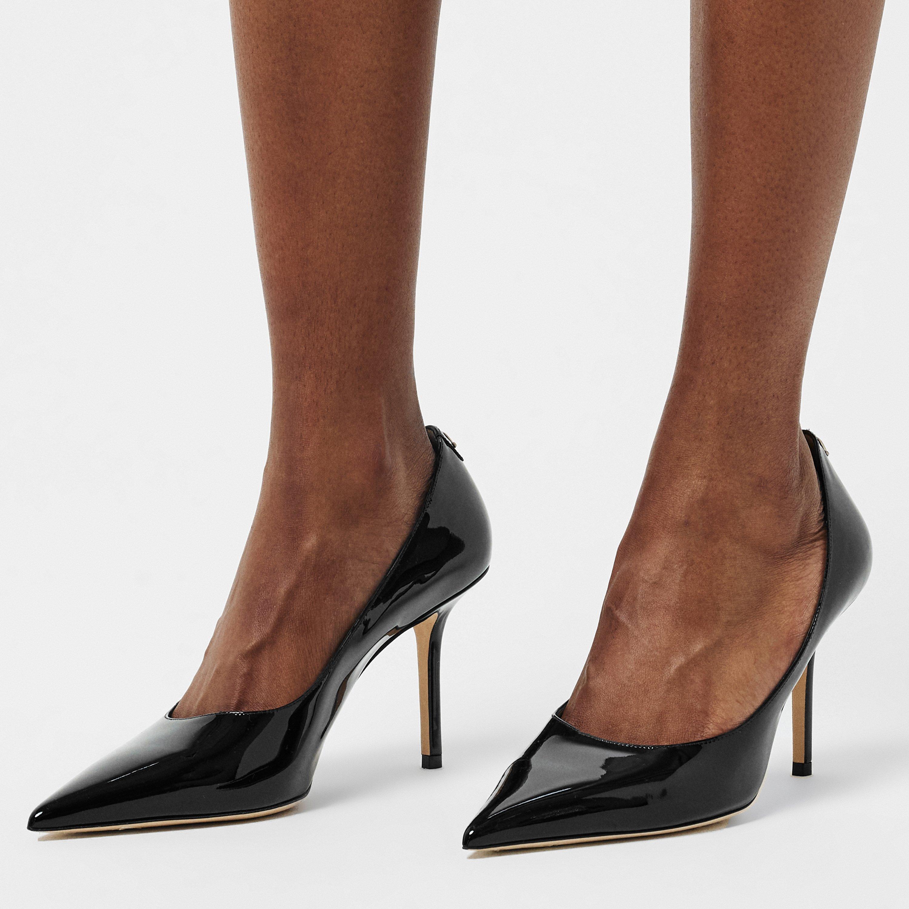 Patent Black - Jimmy Choo - Women's Love 85 Stiletto Court Shoes - 3