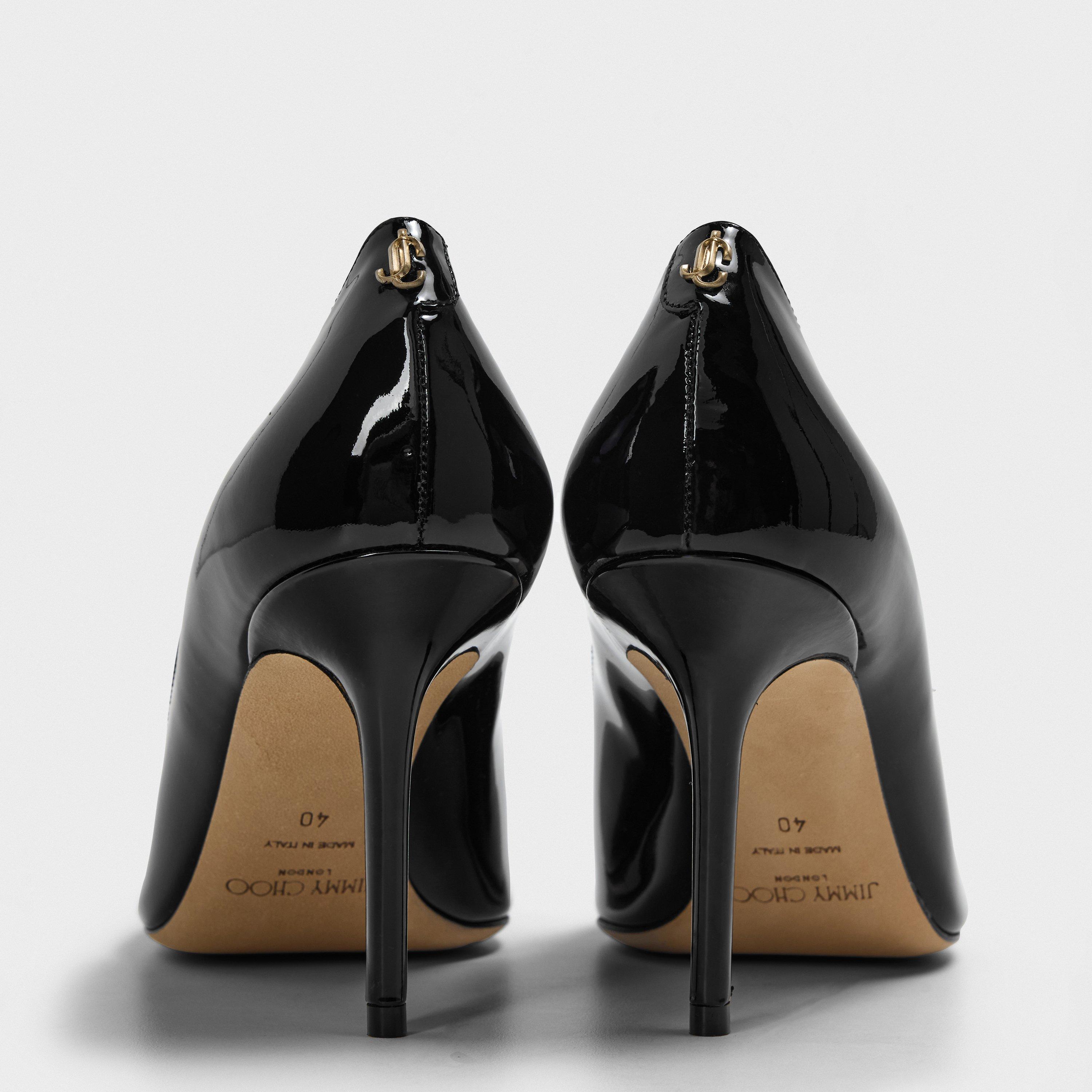 Patent Black - Jimmy Choo - Women's Love 85 Stiletto Court Shoes - 4