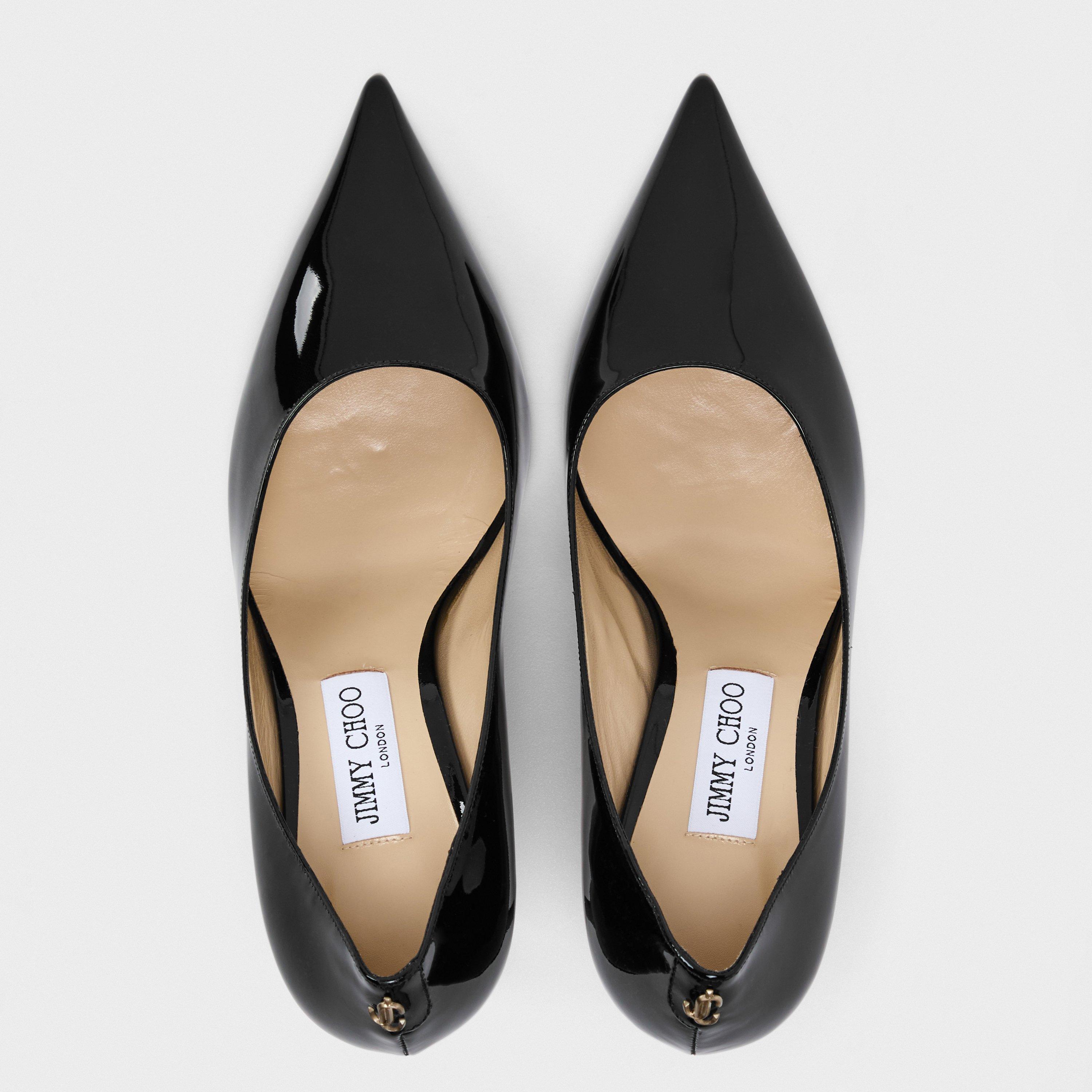 Patent Black - Jimmy Choo - Women's Love 85 Stiletto Court Shoes - 5