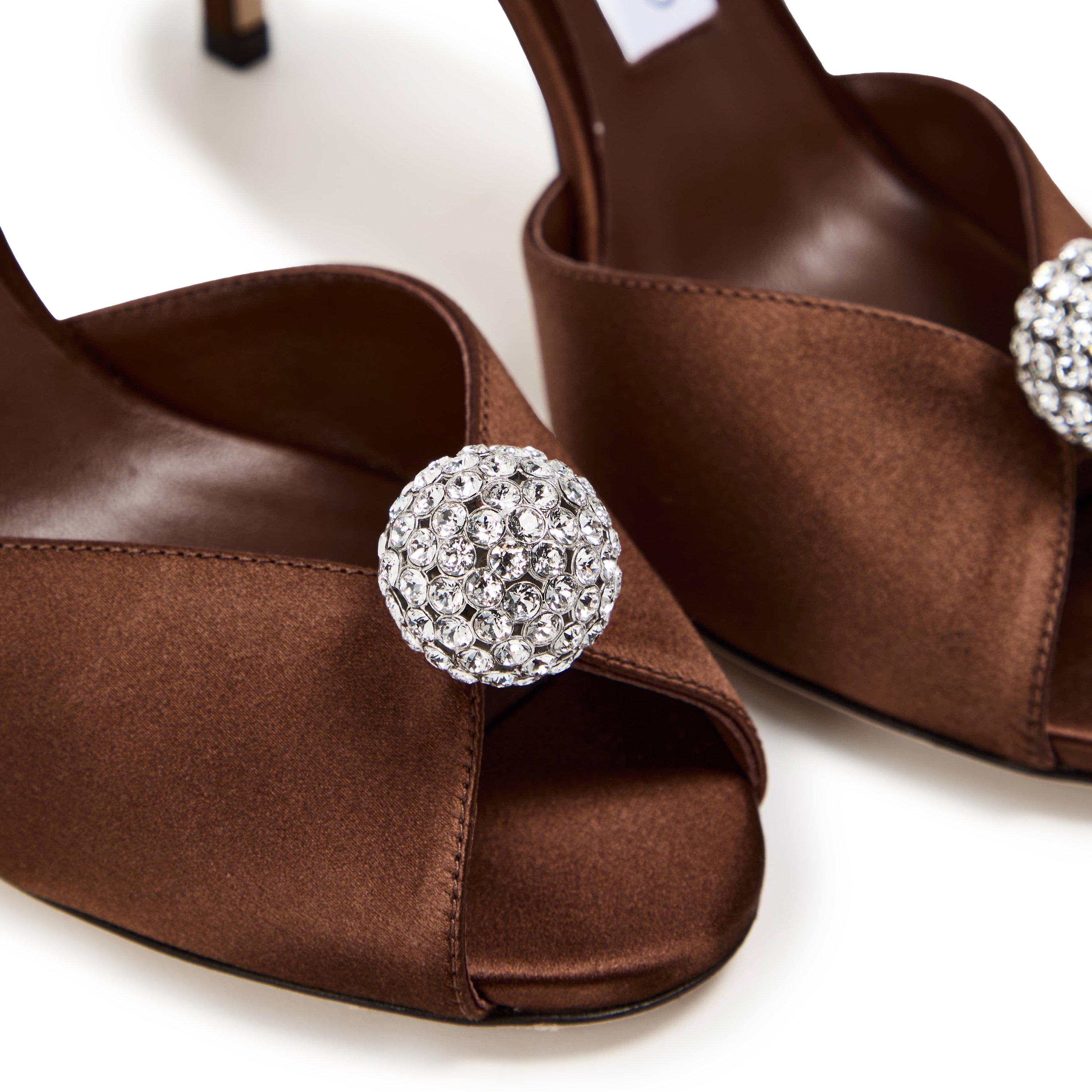 Bronze - Jimmy Choo - Women's Sacora 85 Heeled Sandals - 3