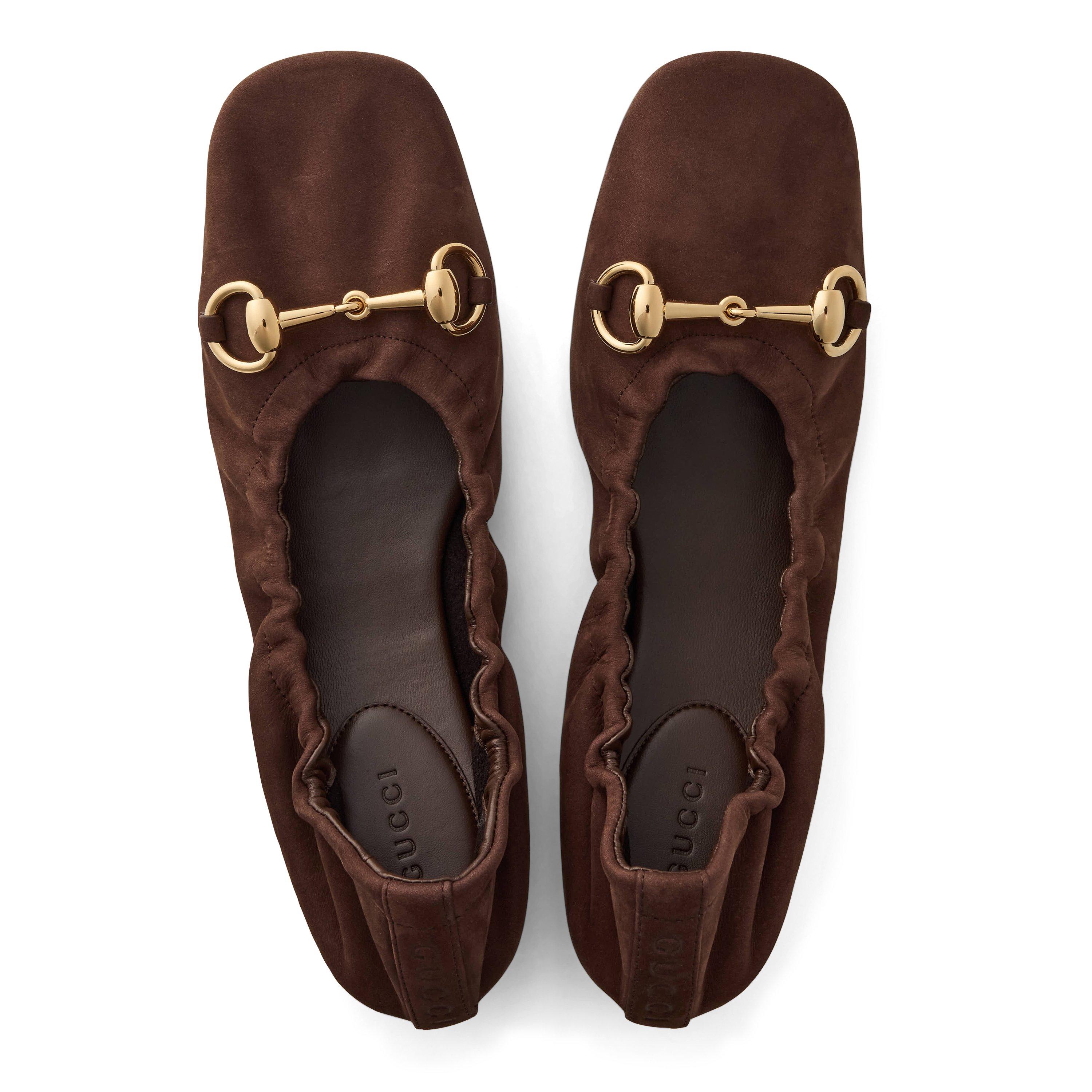 Dark Brown - Gucci - Gucci Loli Ballerina Ld64 - 4