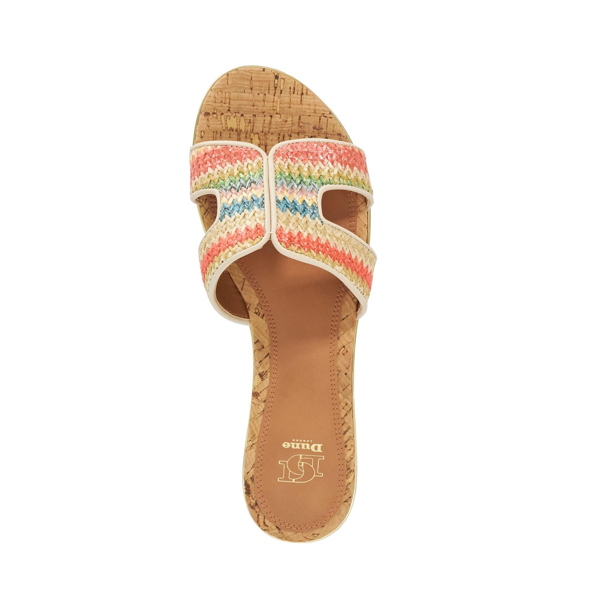 Multicolorido - Dune London - Women&#x27;s Ludlows Flat Sandals - 4