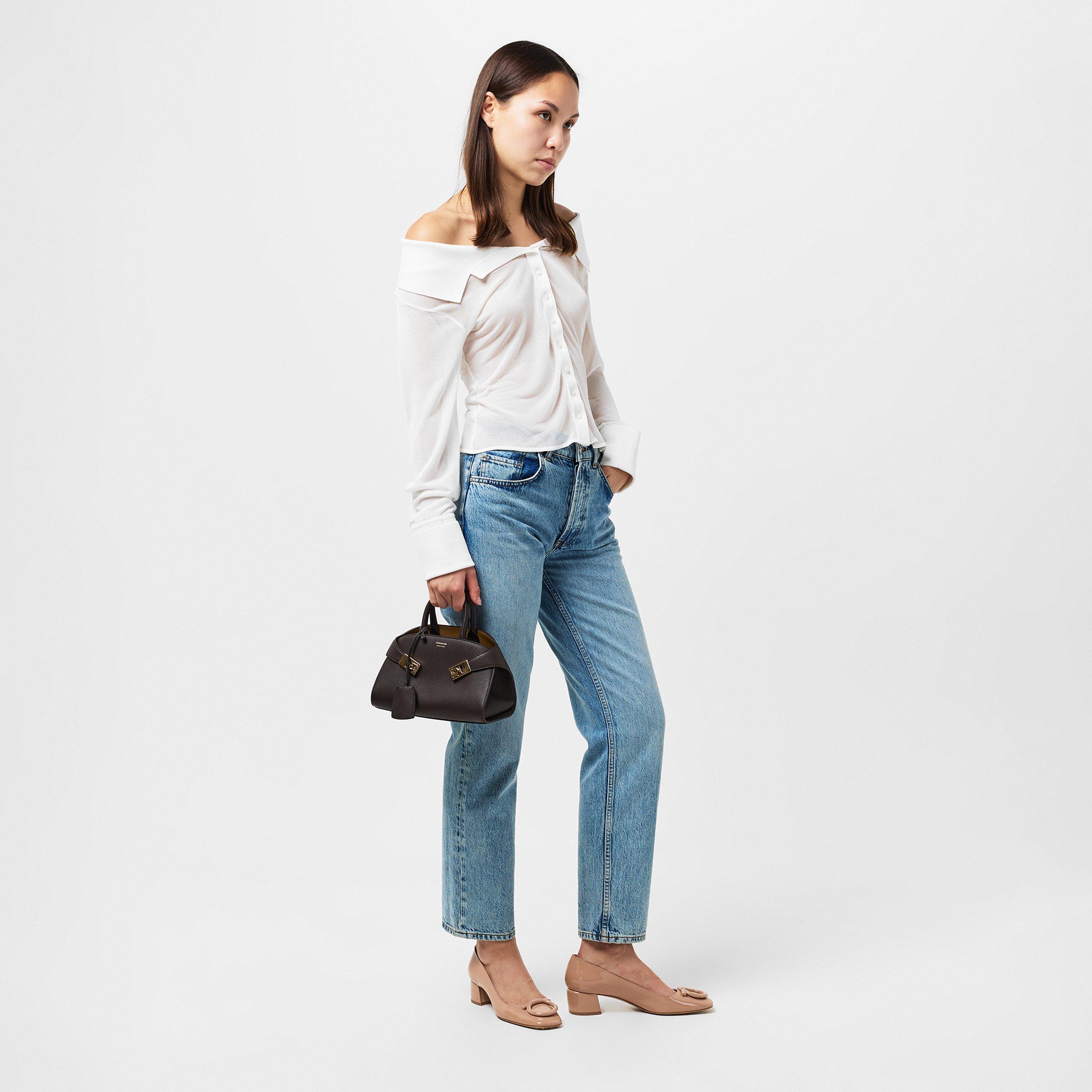 Amaretti - Ferragamo - Women's Italian-Made Stiletto Court Shoes - 6