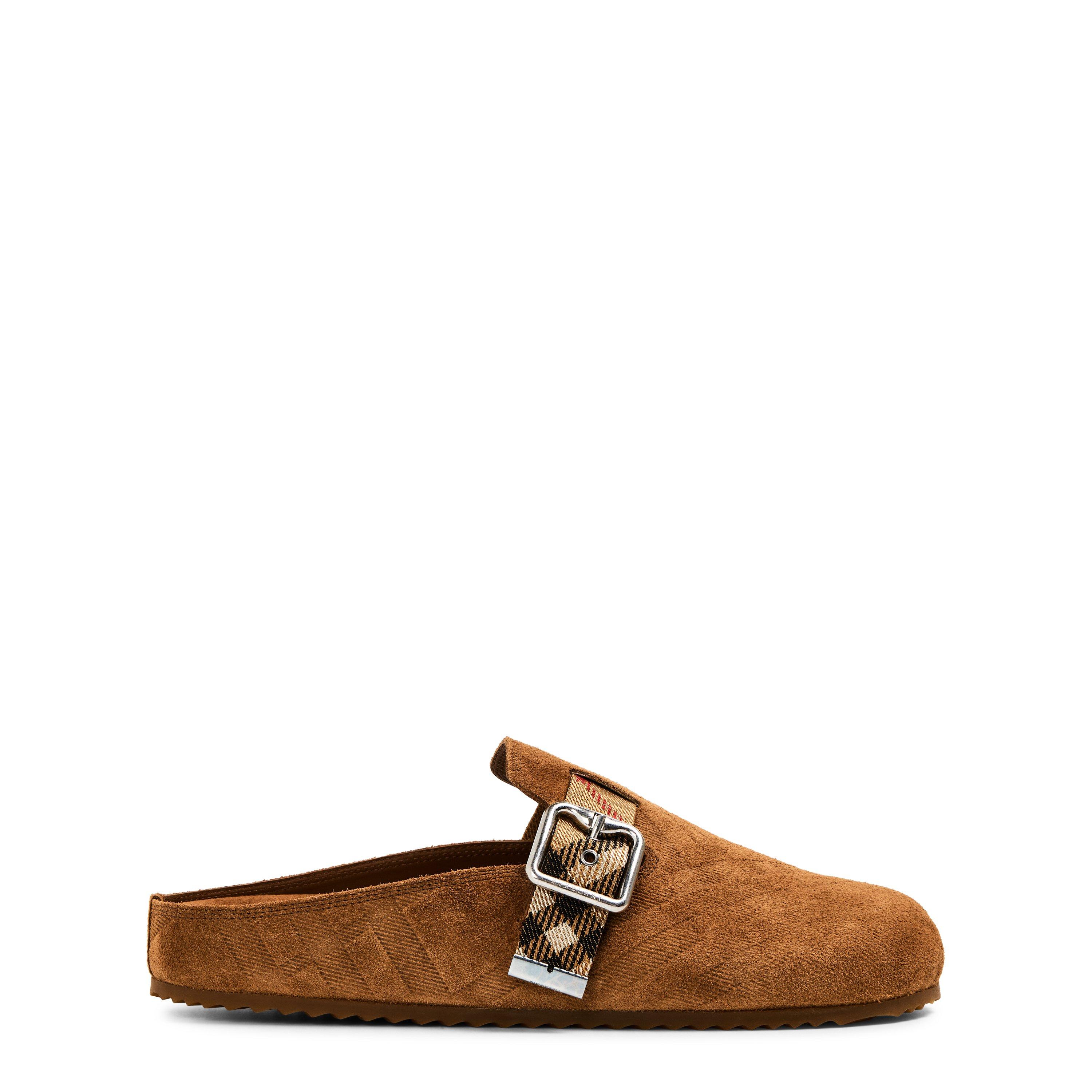 Burberry Checked Clogs