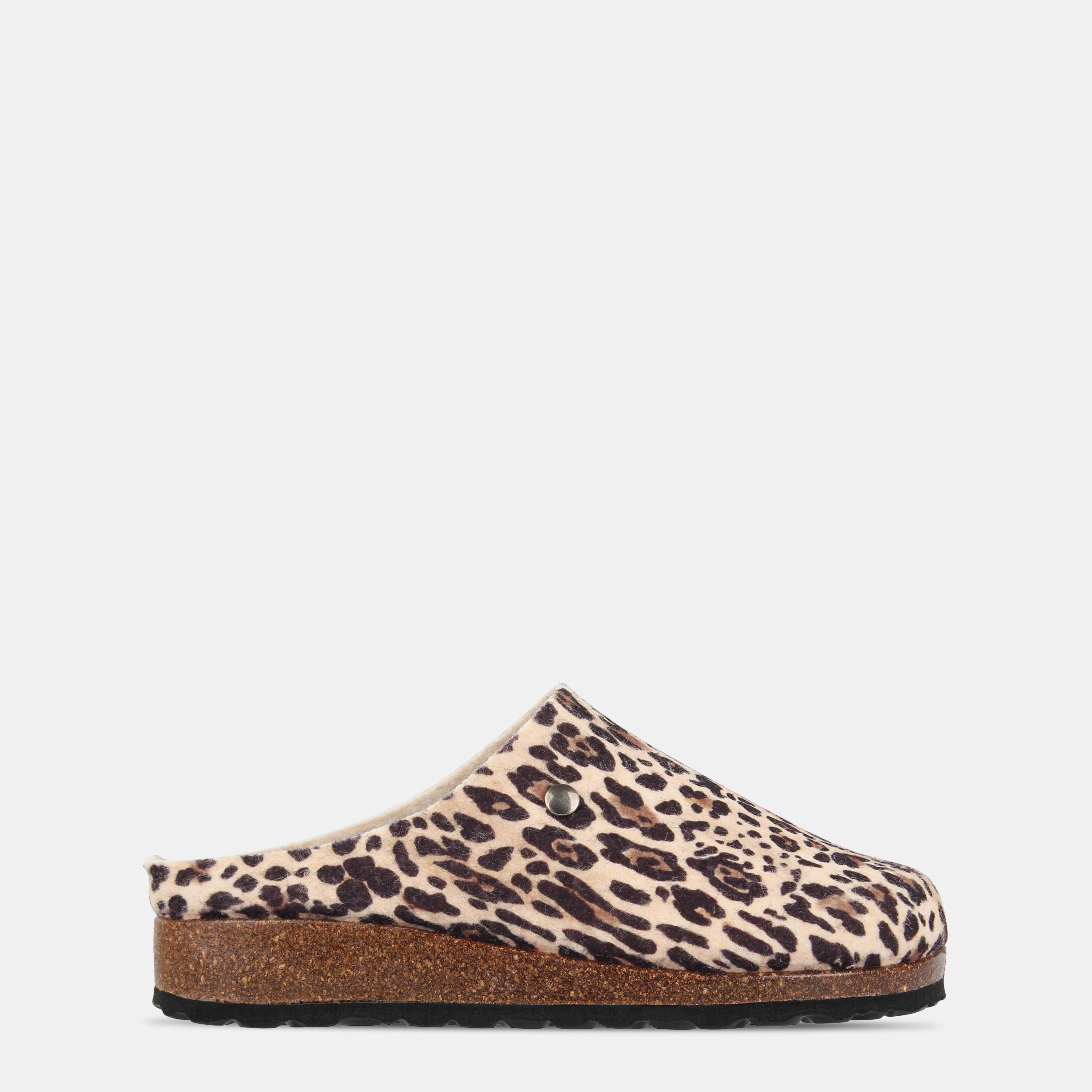 Leopard - Biba - Women's Mule Flat Sandals - 1