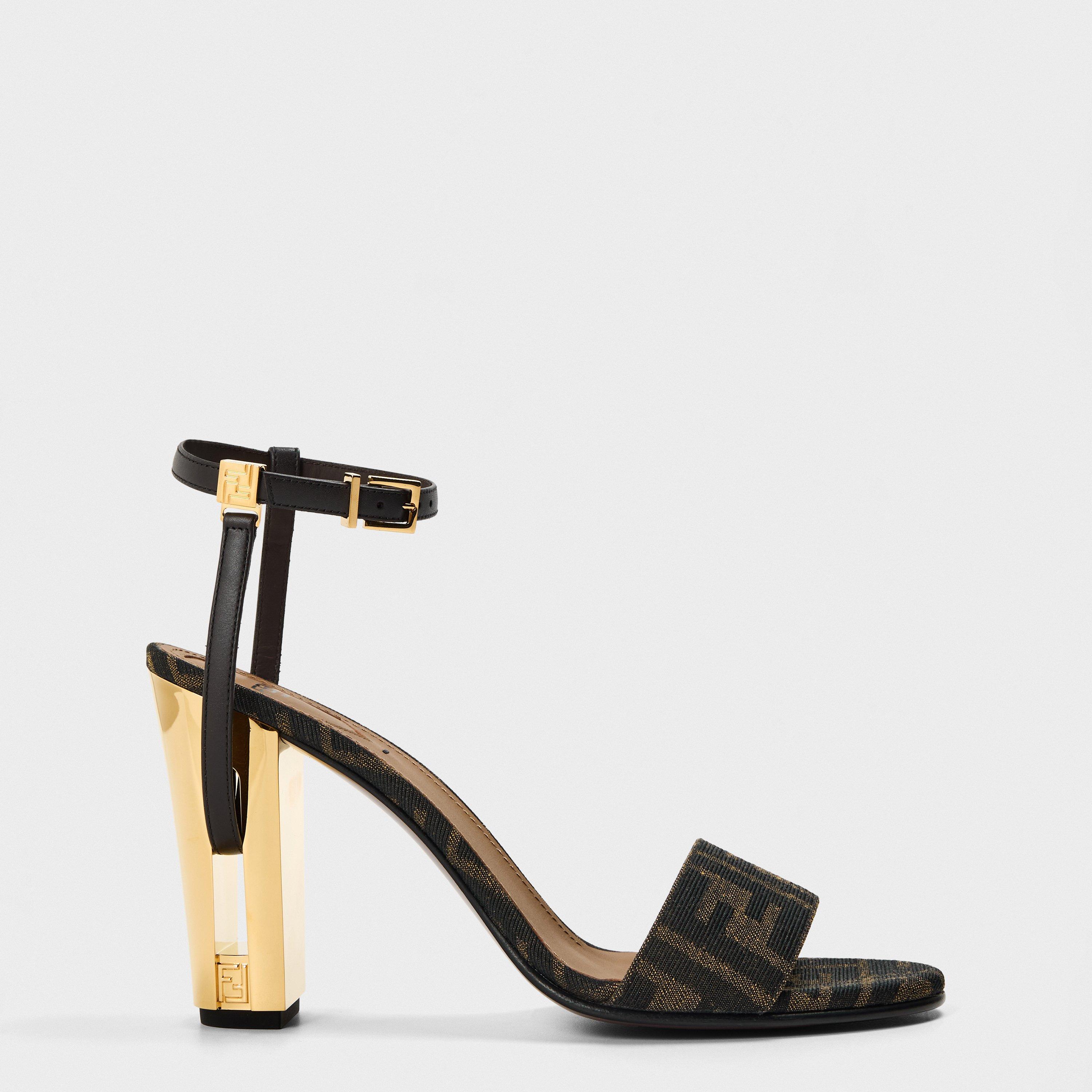 Tabacca Nero - Fendi - Delfina High Heeled Sandals - 1
