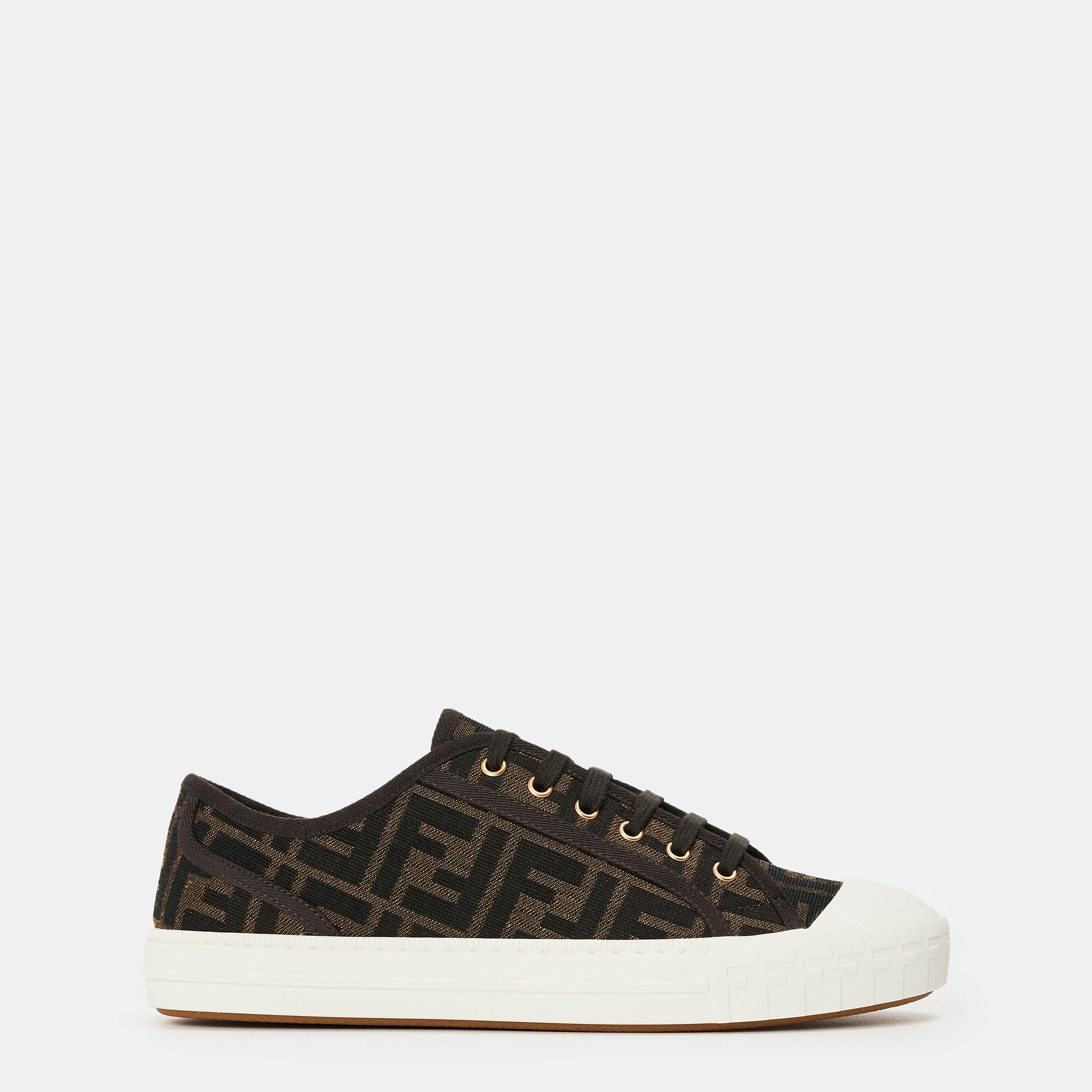 Tabacca Nero - Fendi - Domino Low Top Sneakers - 1
