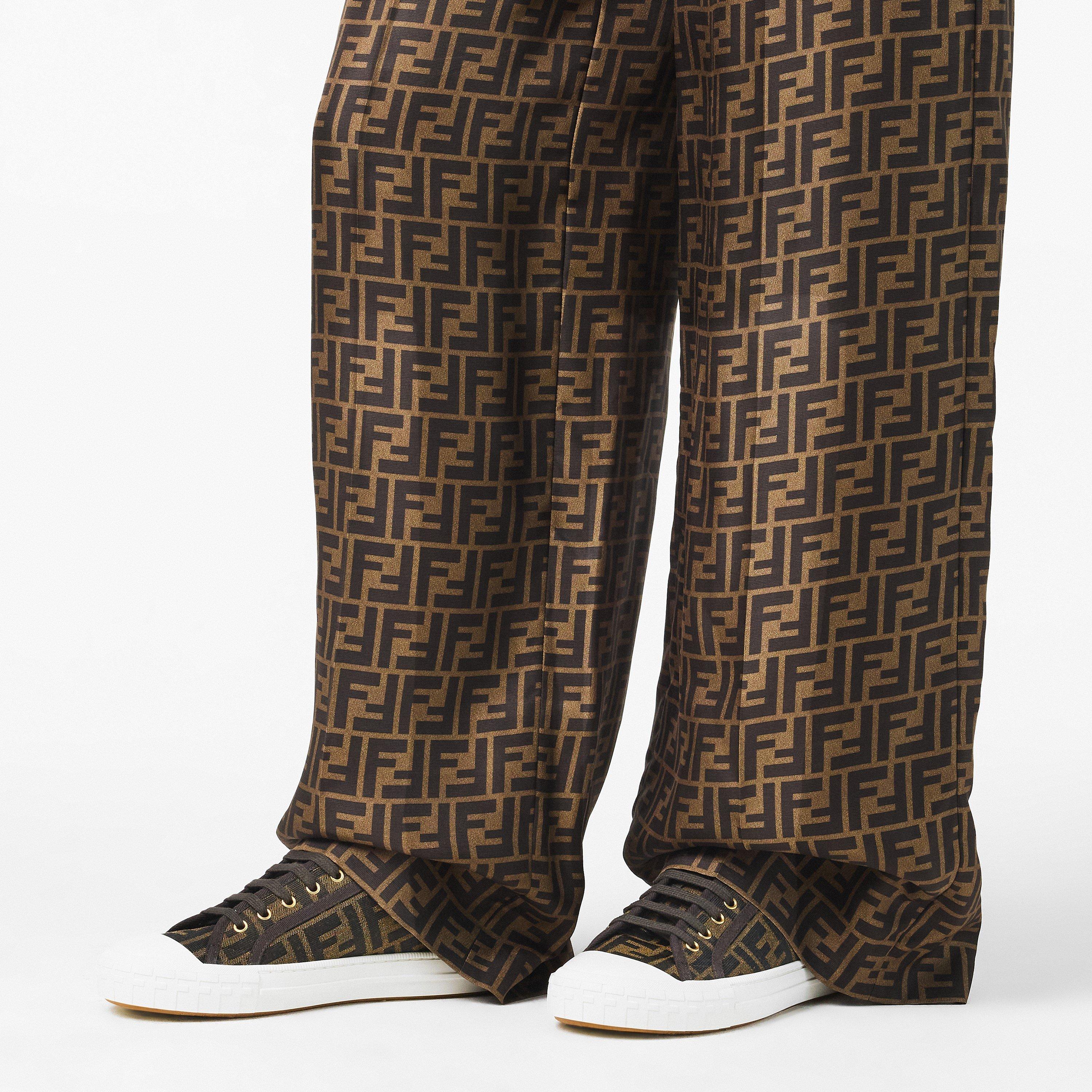 Tabacca Nero - Fendi - Domino Low Top Sneakers - 3