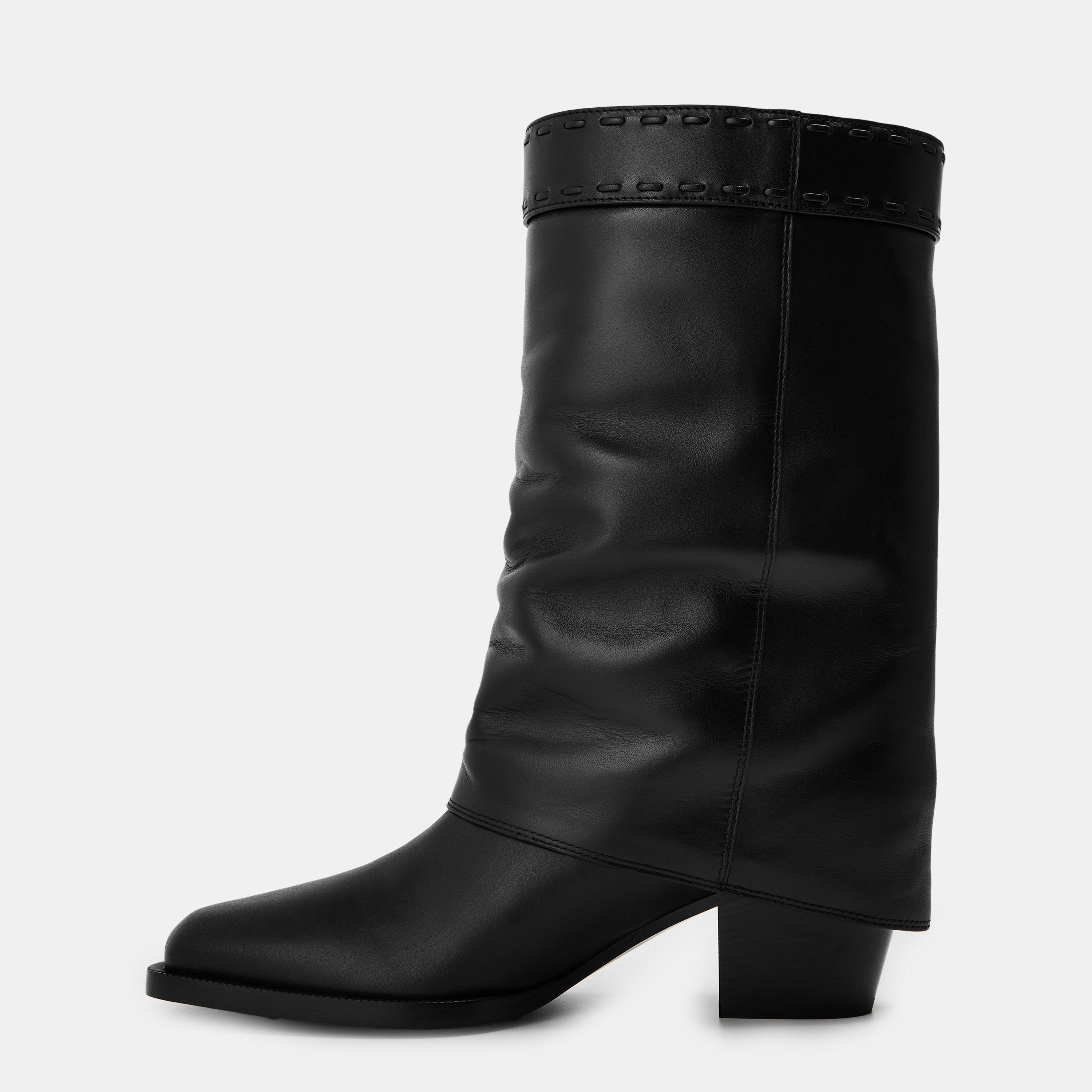 Nero - Fendi - Women's Biker Boots - 2