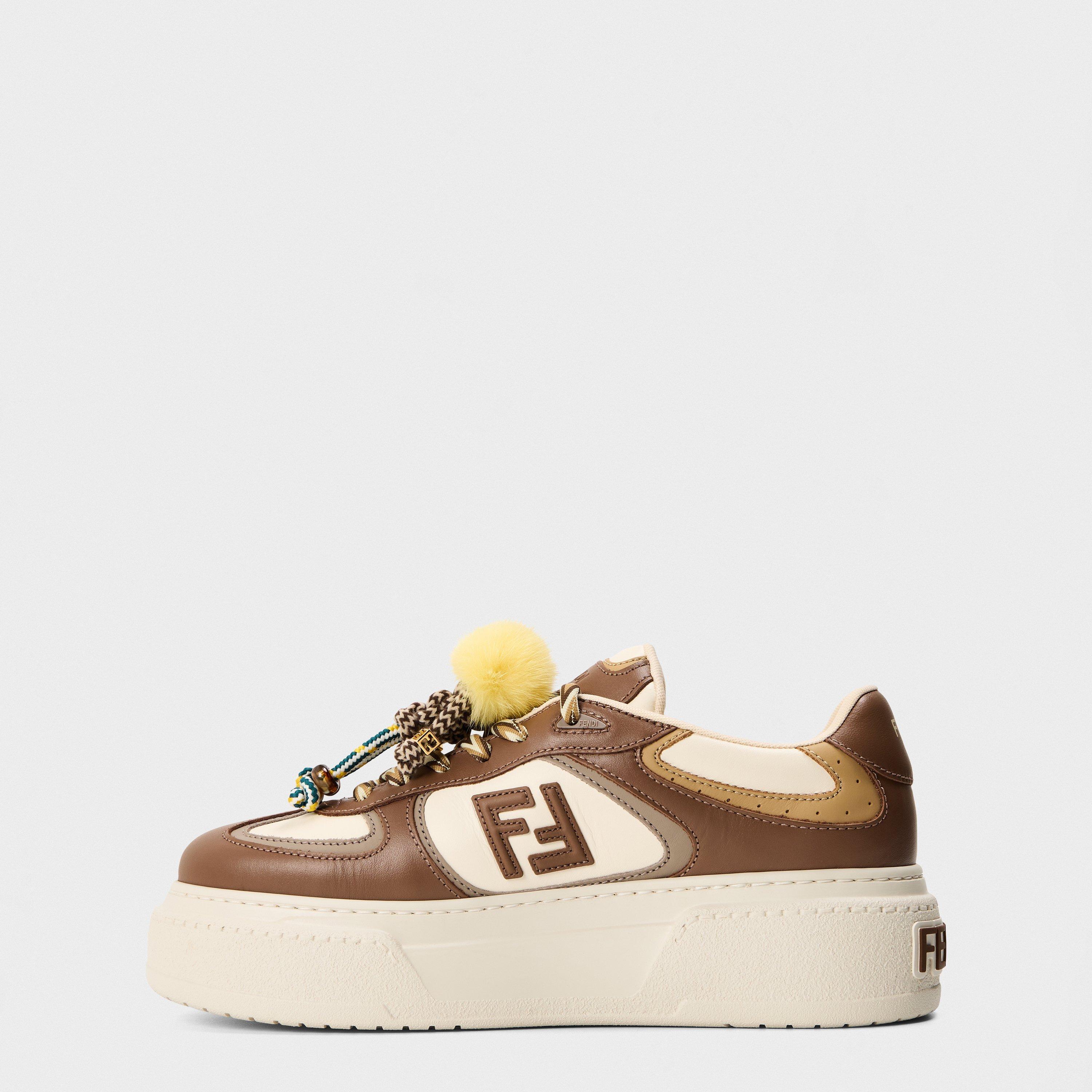 Cacao/Connect - Fendi - Women's Platform Trainers - 2