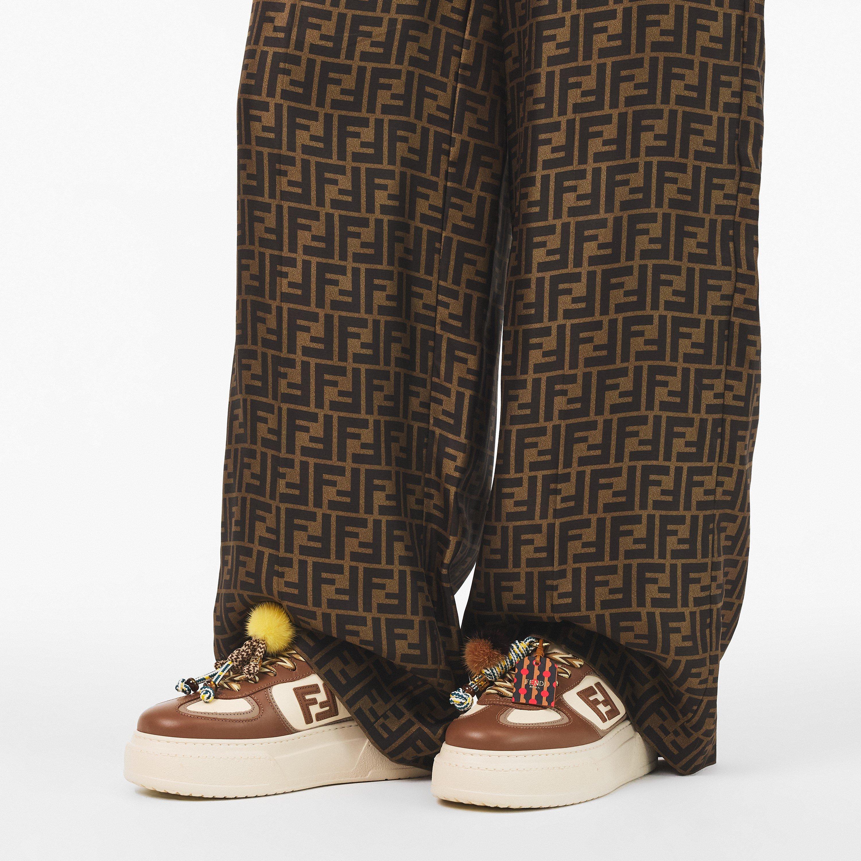 Cacao/Connect - Fendi - Women's Platform Trainers - 3