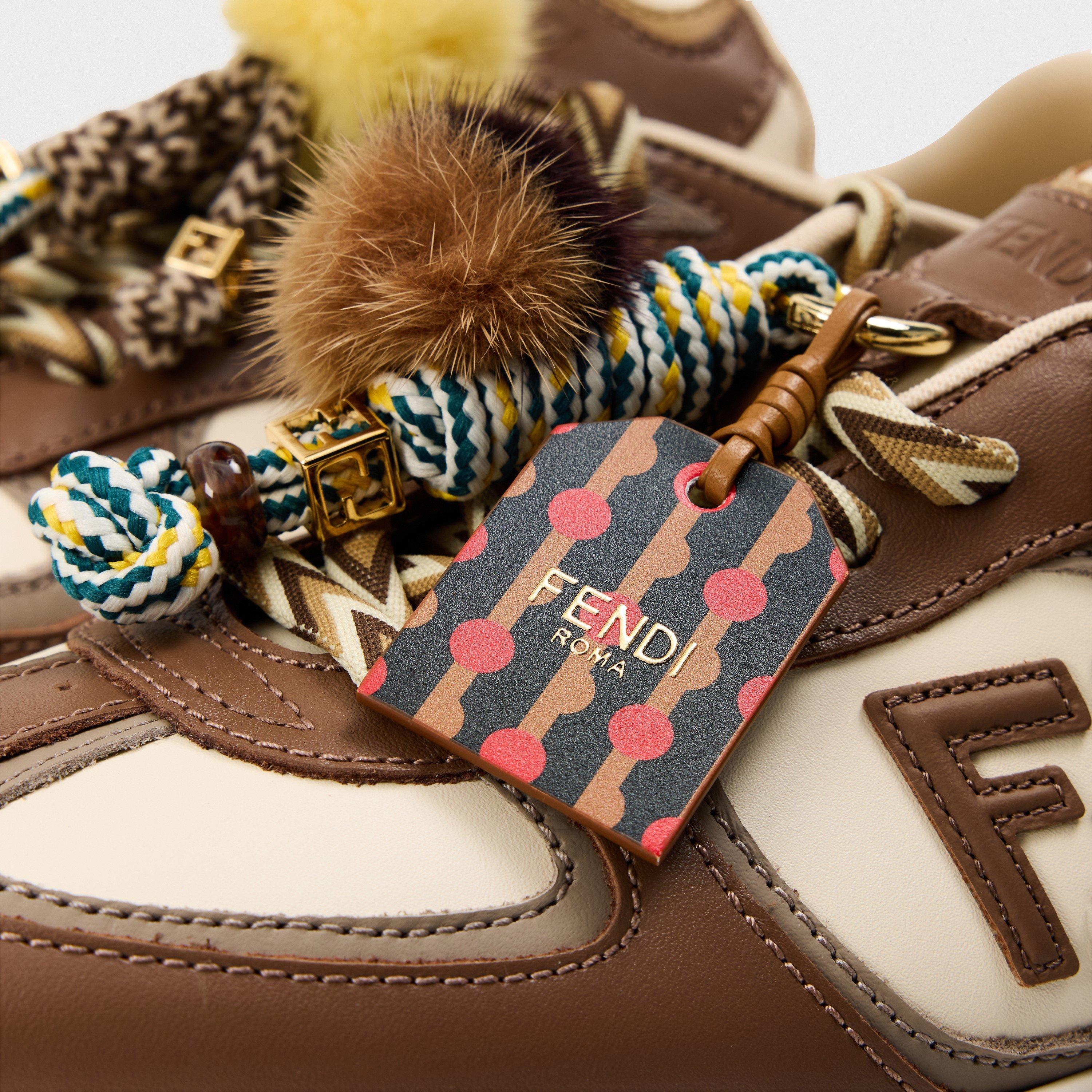 Cacao/Connect - Fendi - Women's Platform Trainers - 4