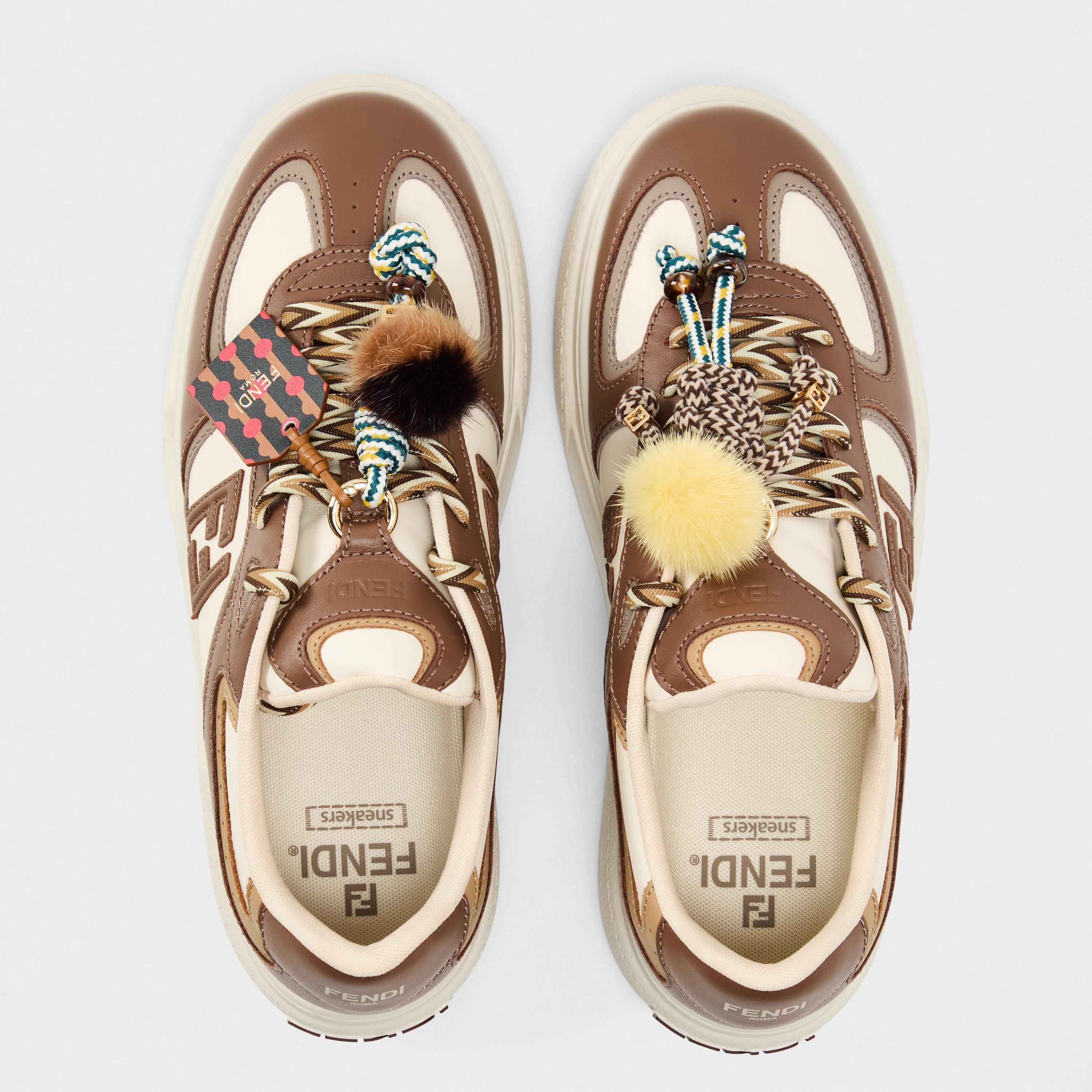 Cacao/Connect - Fendi - Women's Platform Trainers - 5