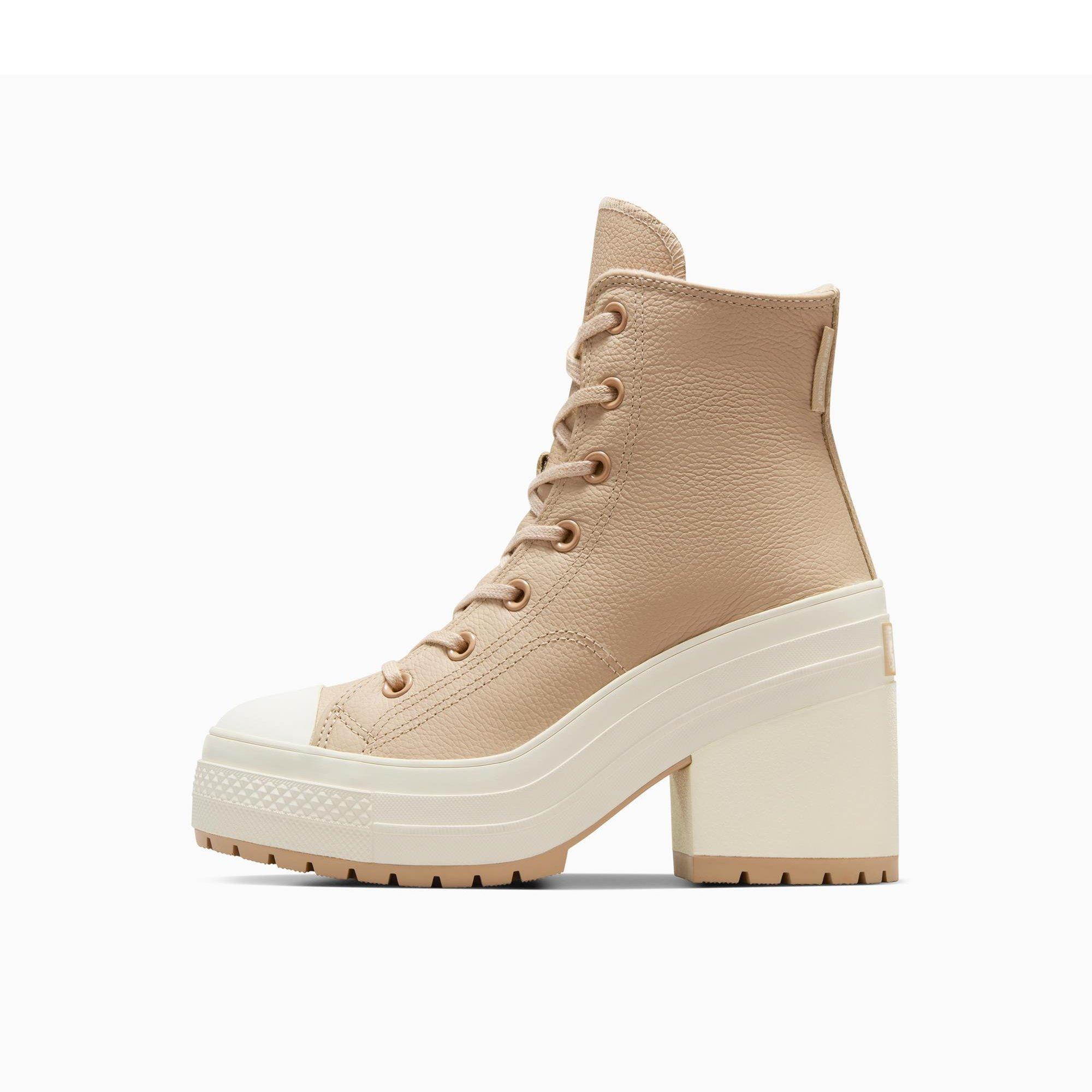 236-Warm Quar - Converse - Unisex Adults Chuck 70 De Luxe Heel Platform Ankle Heeled Boots - 2
