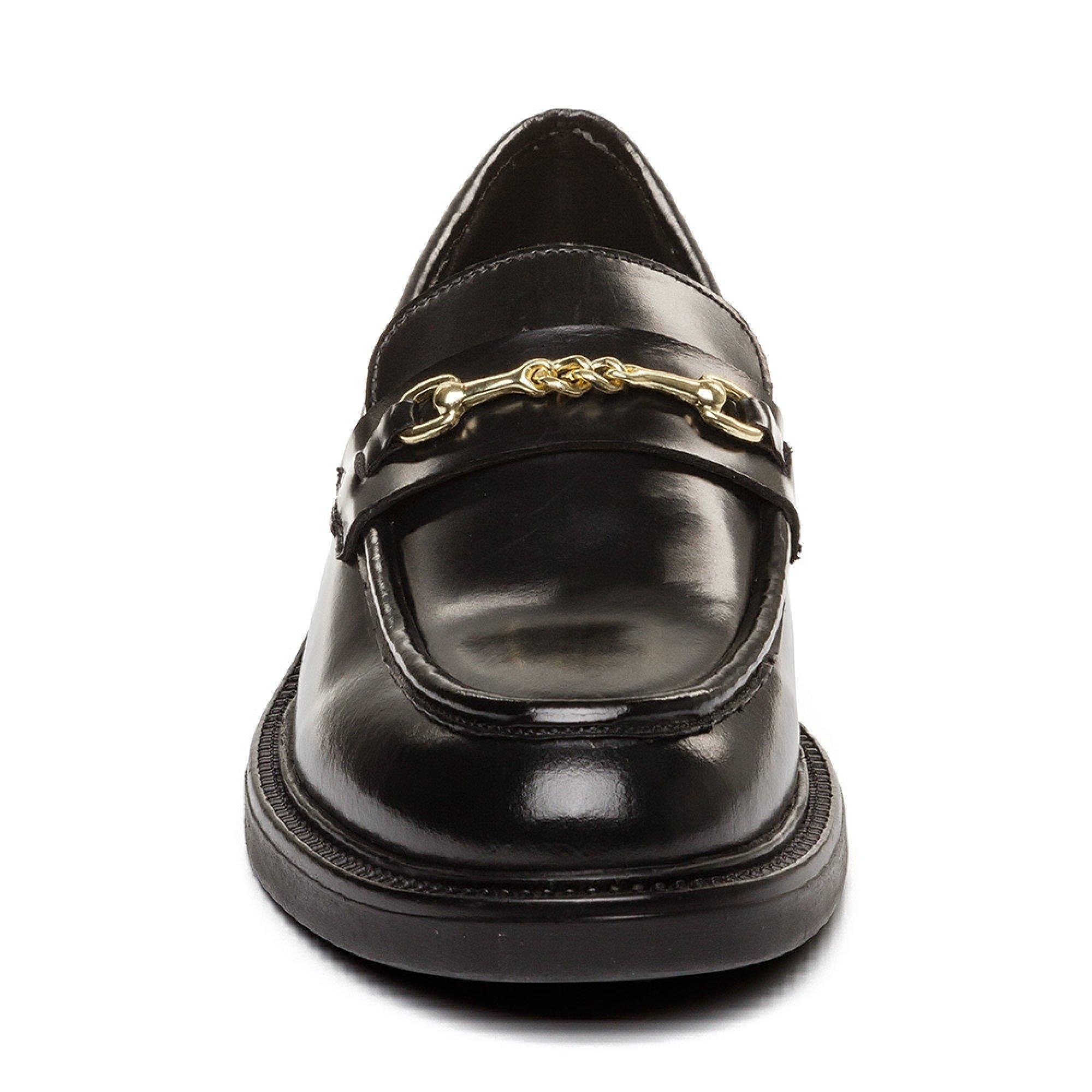 ZWART LEDER - Steve Madden - Madden Huddles Loafe Ld64 - 3