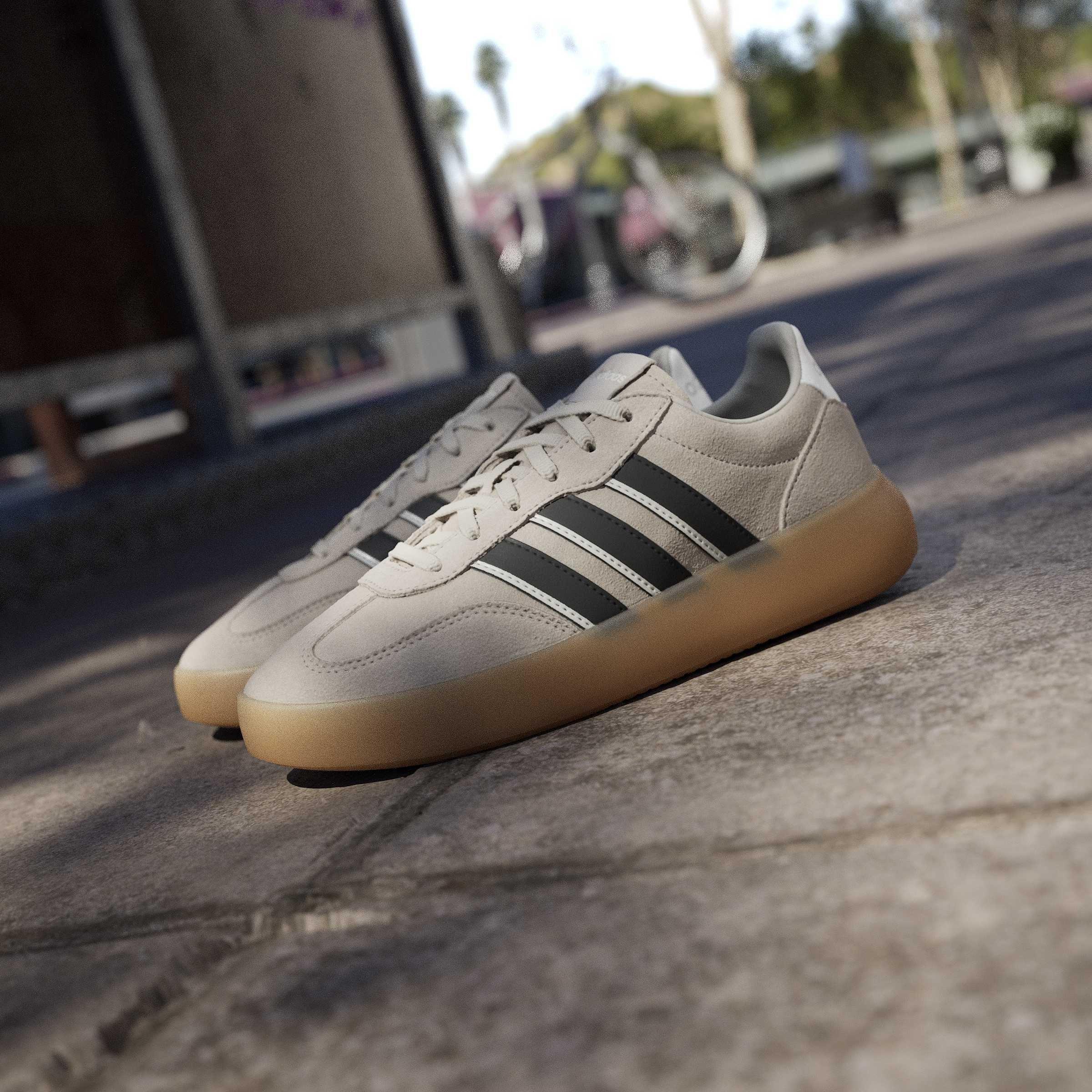 Beige/Gum10 - adidas - Barreda Decode Womens Shoes - 15