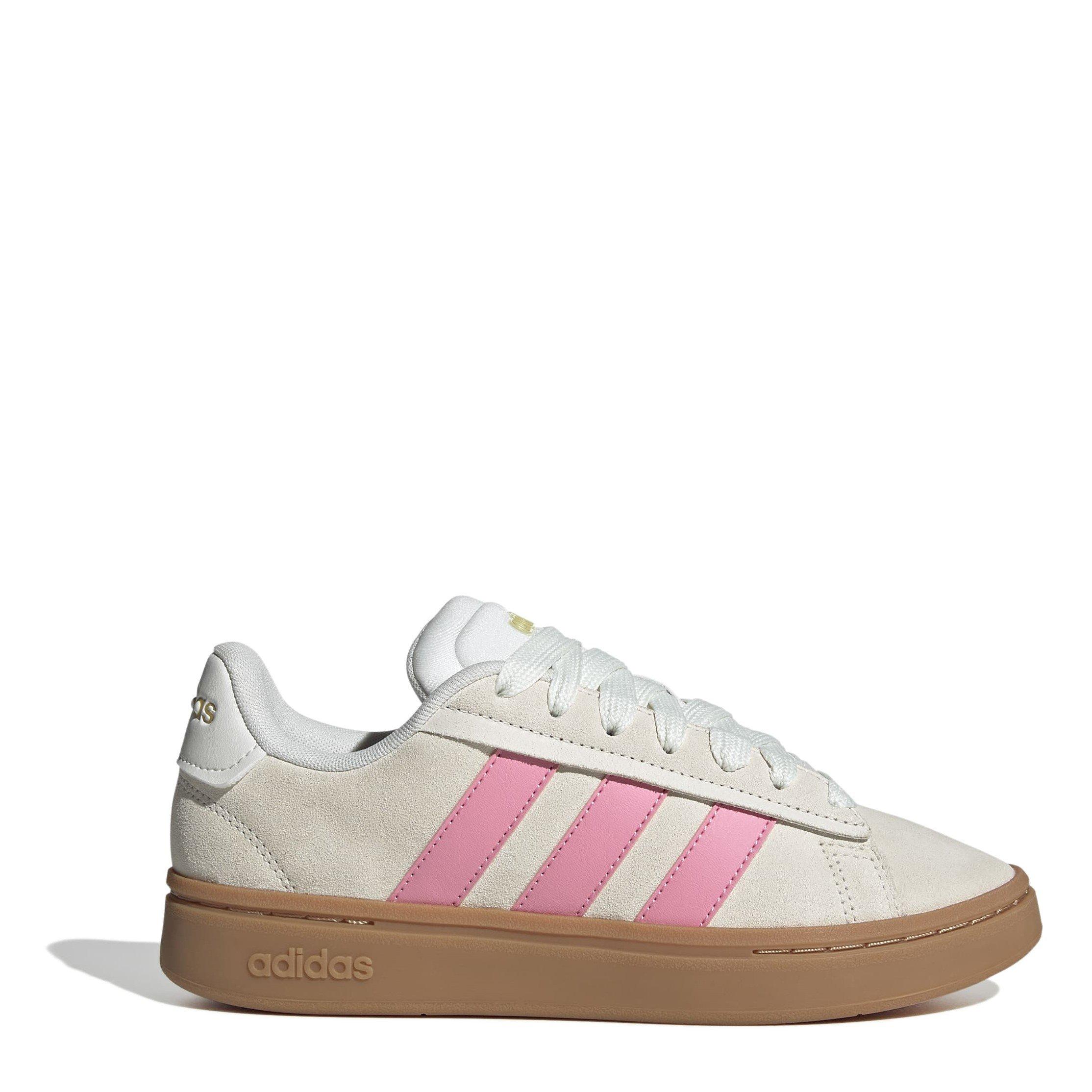 OffWht/BlissPnk - adidas - Grand Court Alpha Womens Shoes - 1