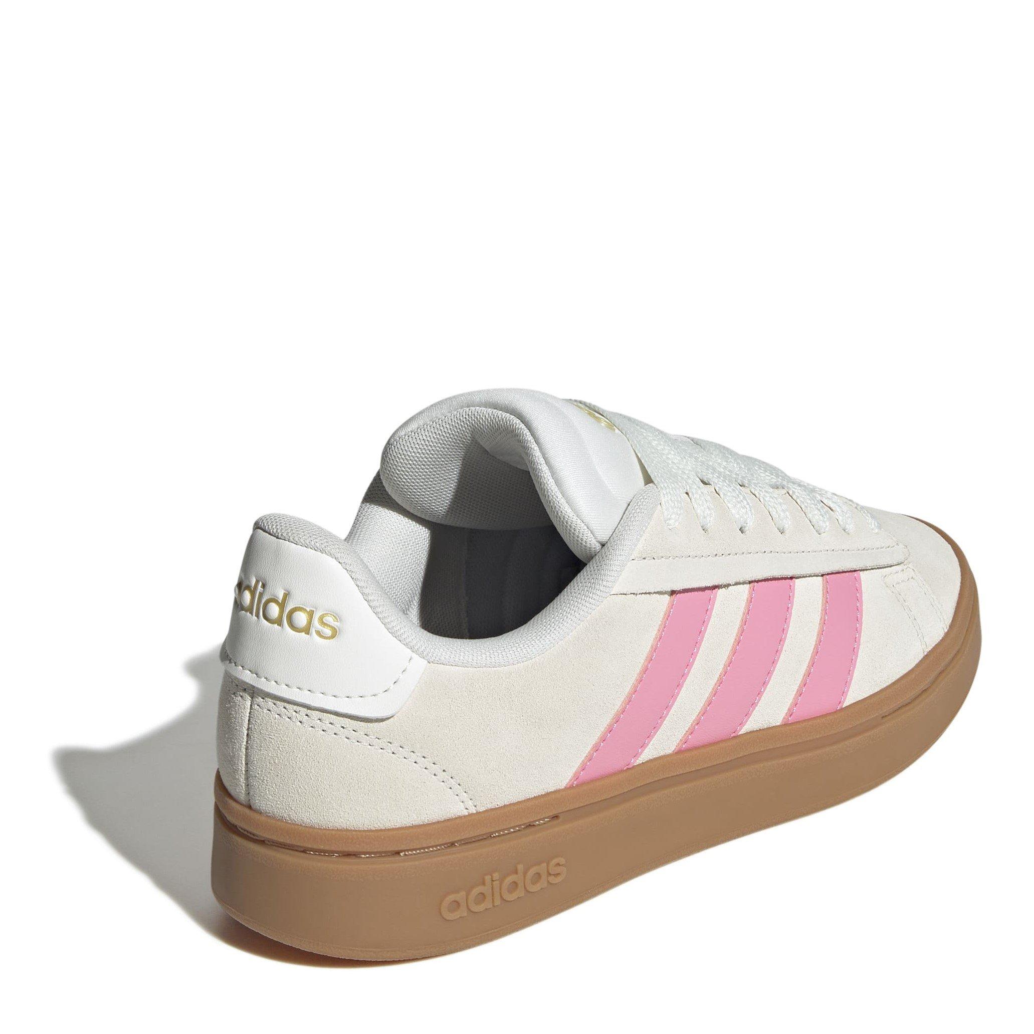 OffWht/BlissPnk - adidas - Grand Court Alpha Womens Shoes - 4