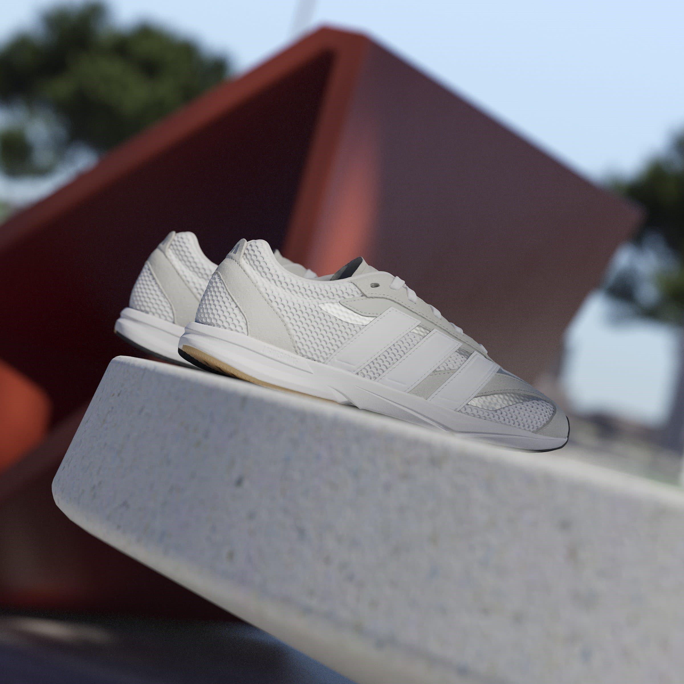 Gry/Wht/SilMet - adidas - LightBlaze LP Womens Shoes - 12