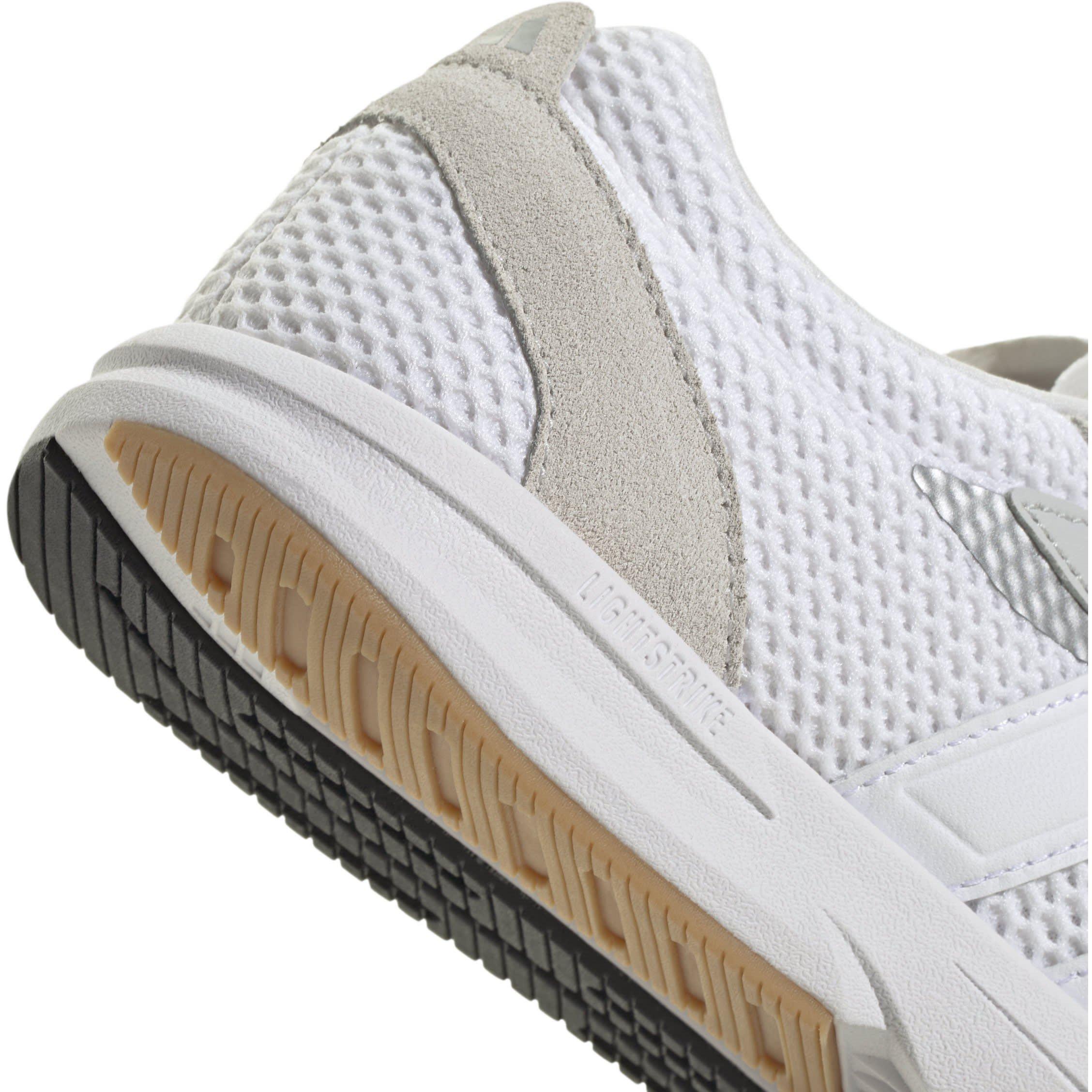 Gry/Wht/SilMet - adidas - LightBlaze LP Womens Shoes - 8