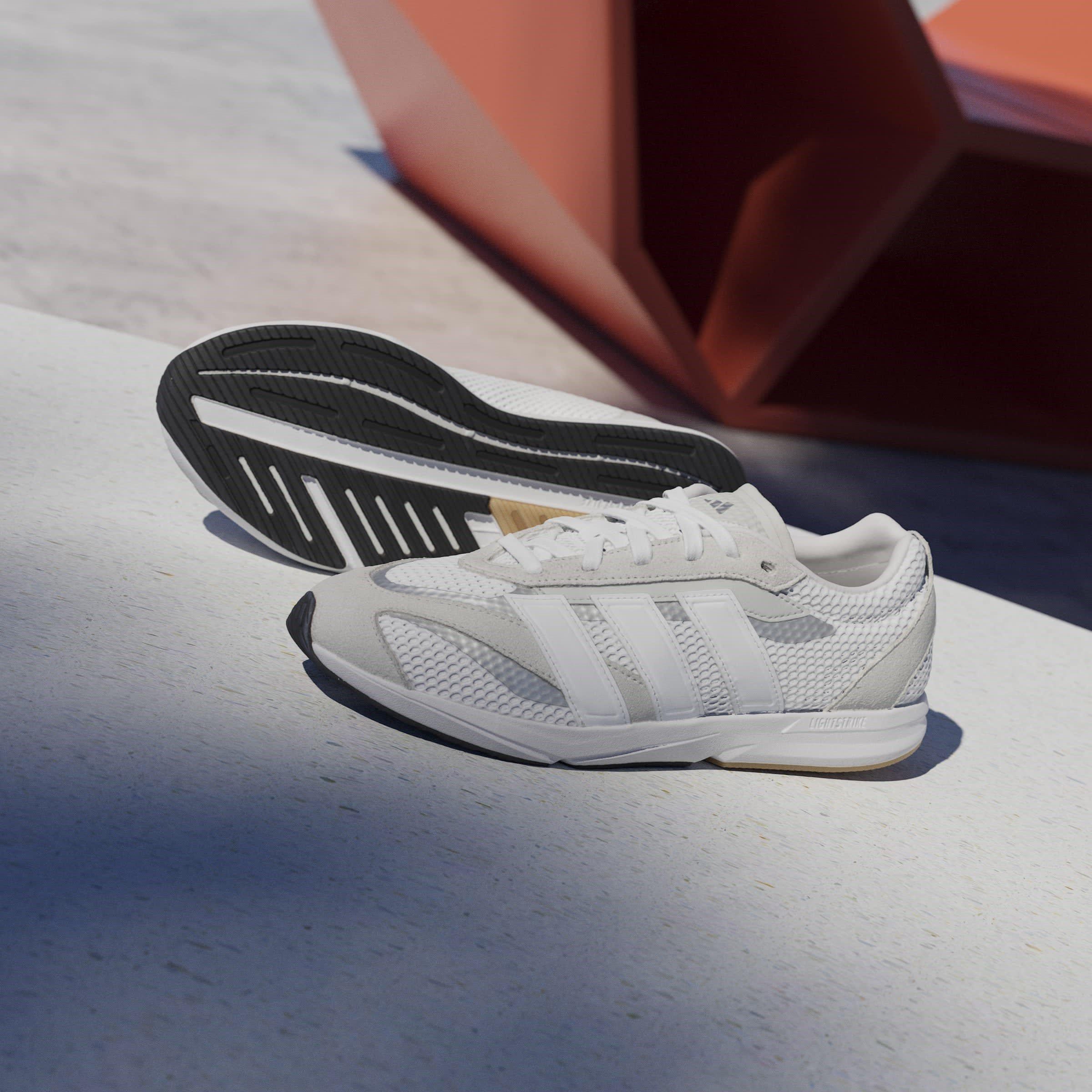 Gry/Wht/SilMet - adidas - LightBlaze LP Womens Shoes - 10