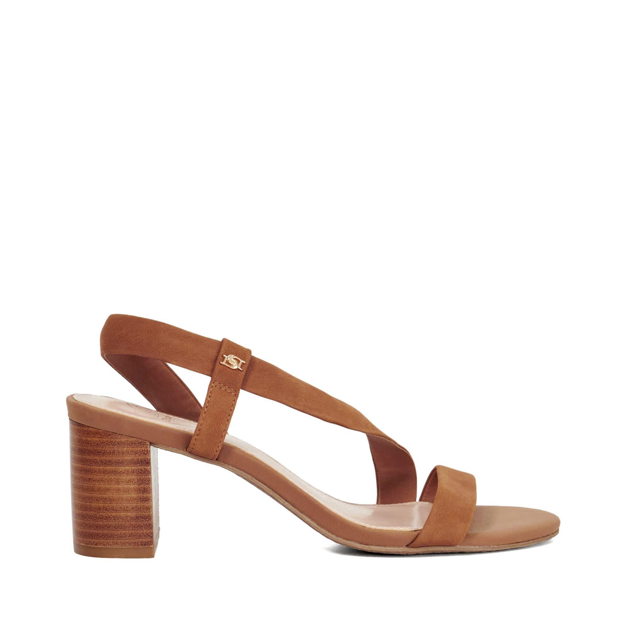 Tan - Dune London - Women's Jestered Heeled Sandals - 1