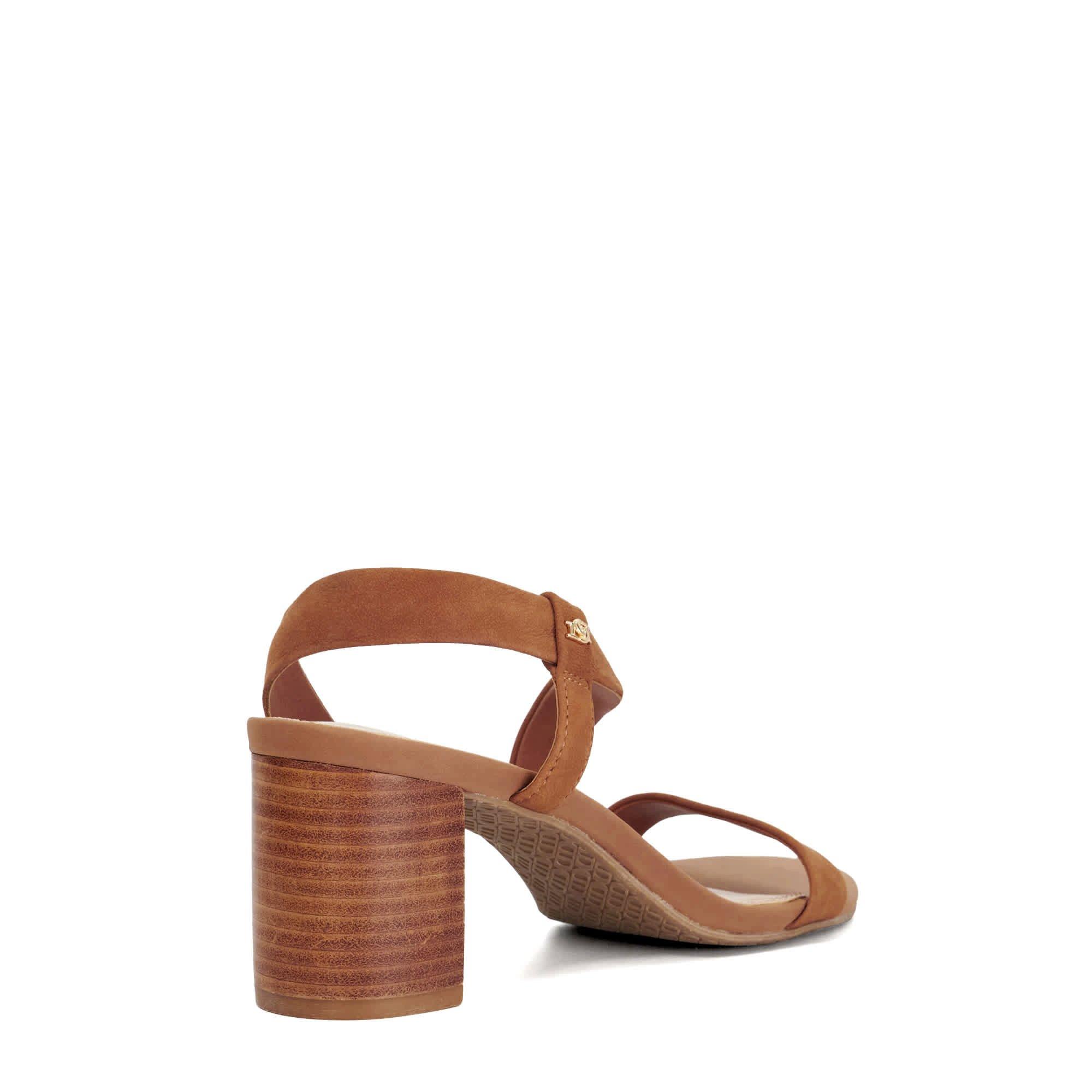 Tan - Dune London - Women's Jestered Heeled Sandals - 5