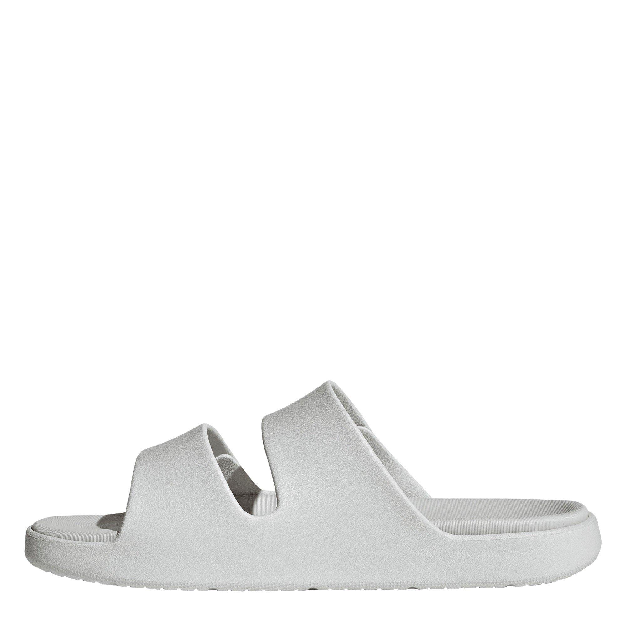 Crys White/Grey - adidas - Women's Znsory Flat Sandal - 2