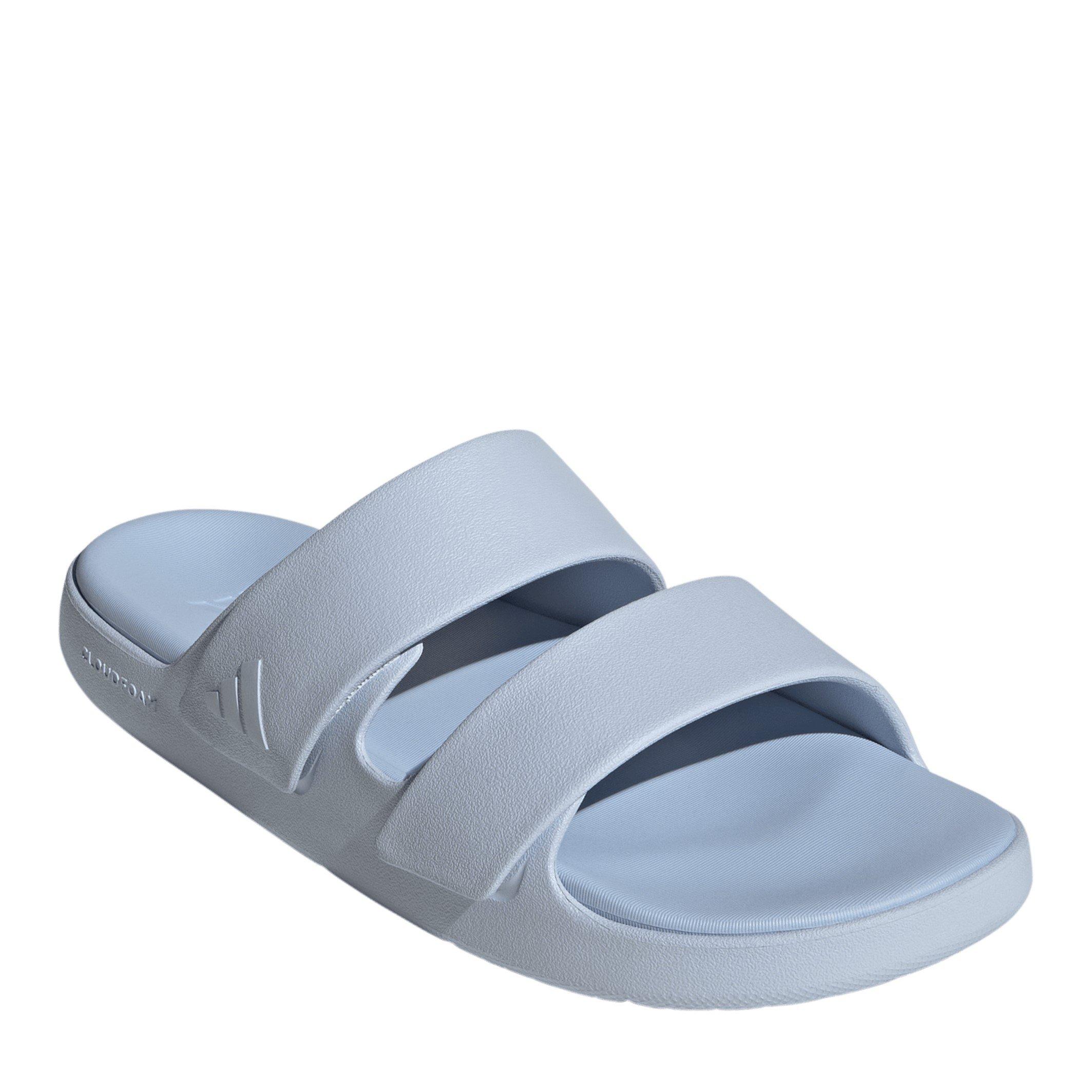 Crystal Sky/Blu - adidas - Women's Znsory Flat Sandal - 3