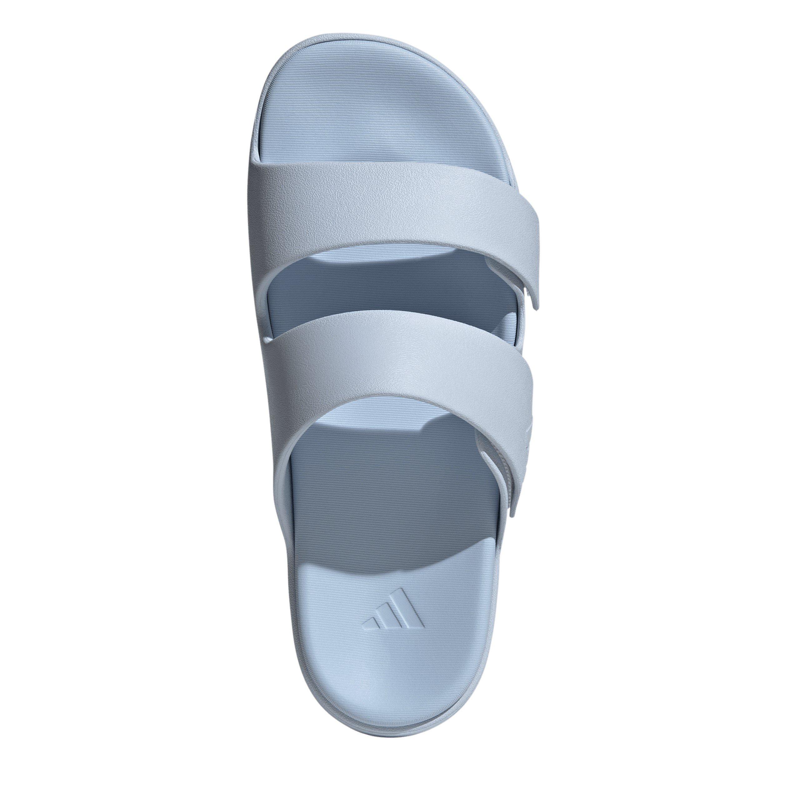 Crystal Sky/Blu - adidas - Women's Znsory Flat Sandal - 5