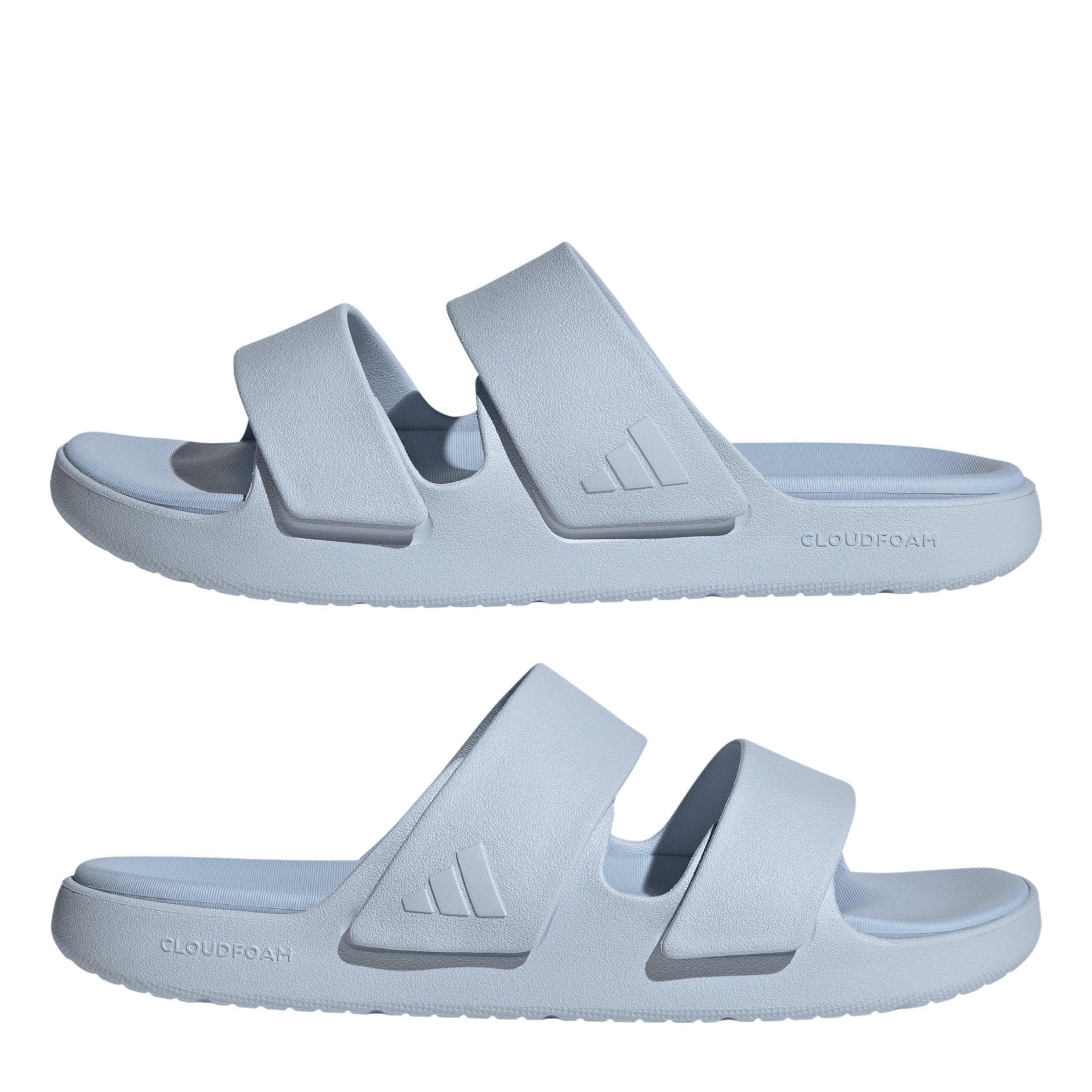 Crystal Sky/Blu - adidas - Women's Znsory Flat Sandal - 9