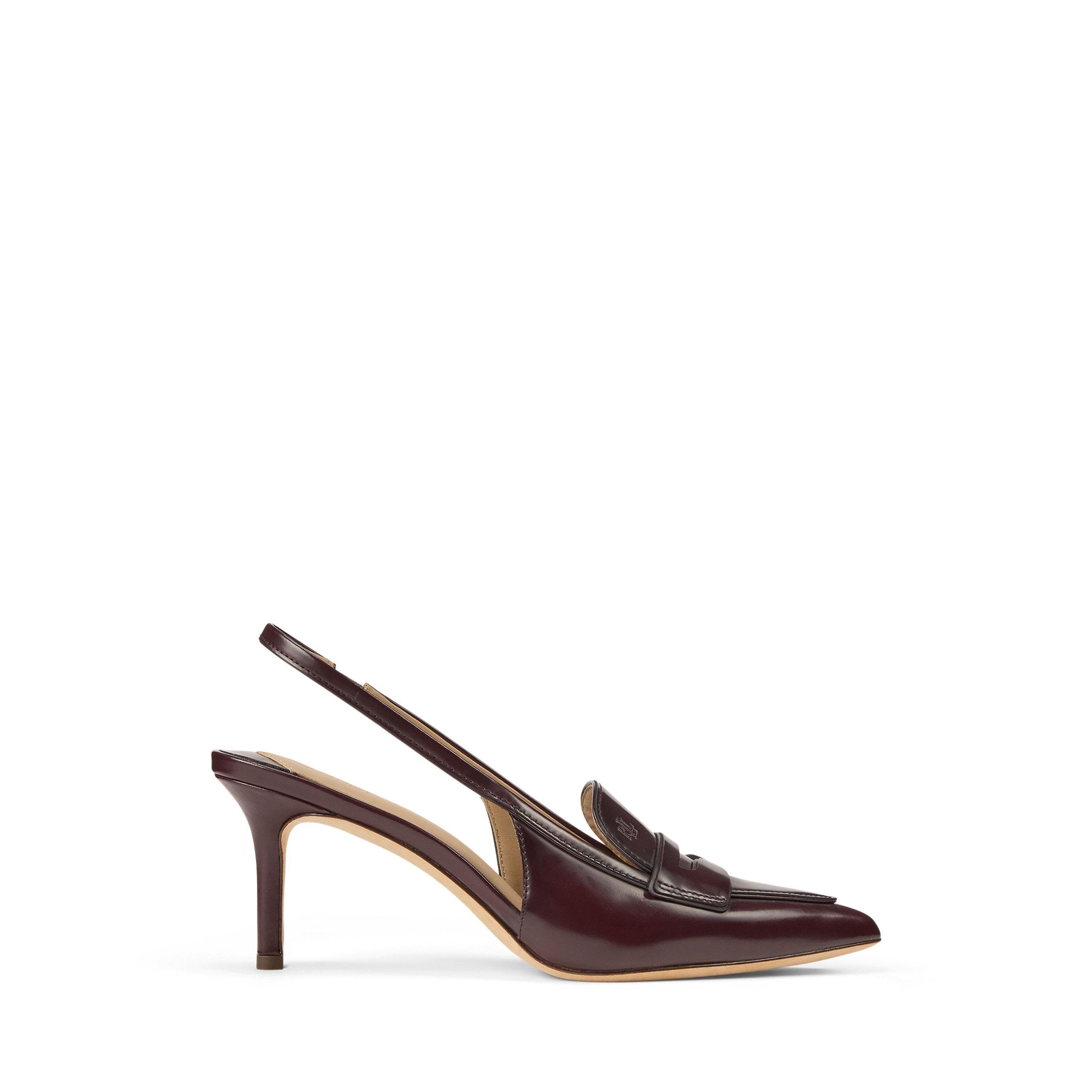 Dark Garnet - Lauren by Ralph Lauren - Women's Khloe Slingbacks - 1
