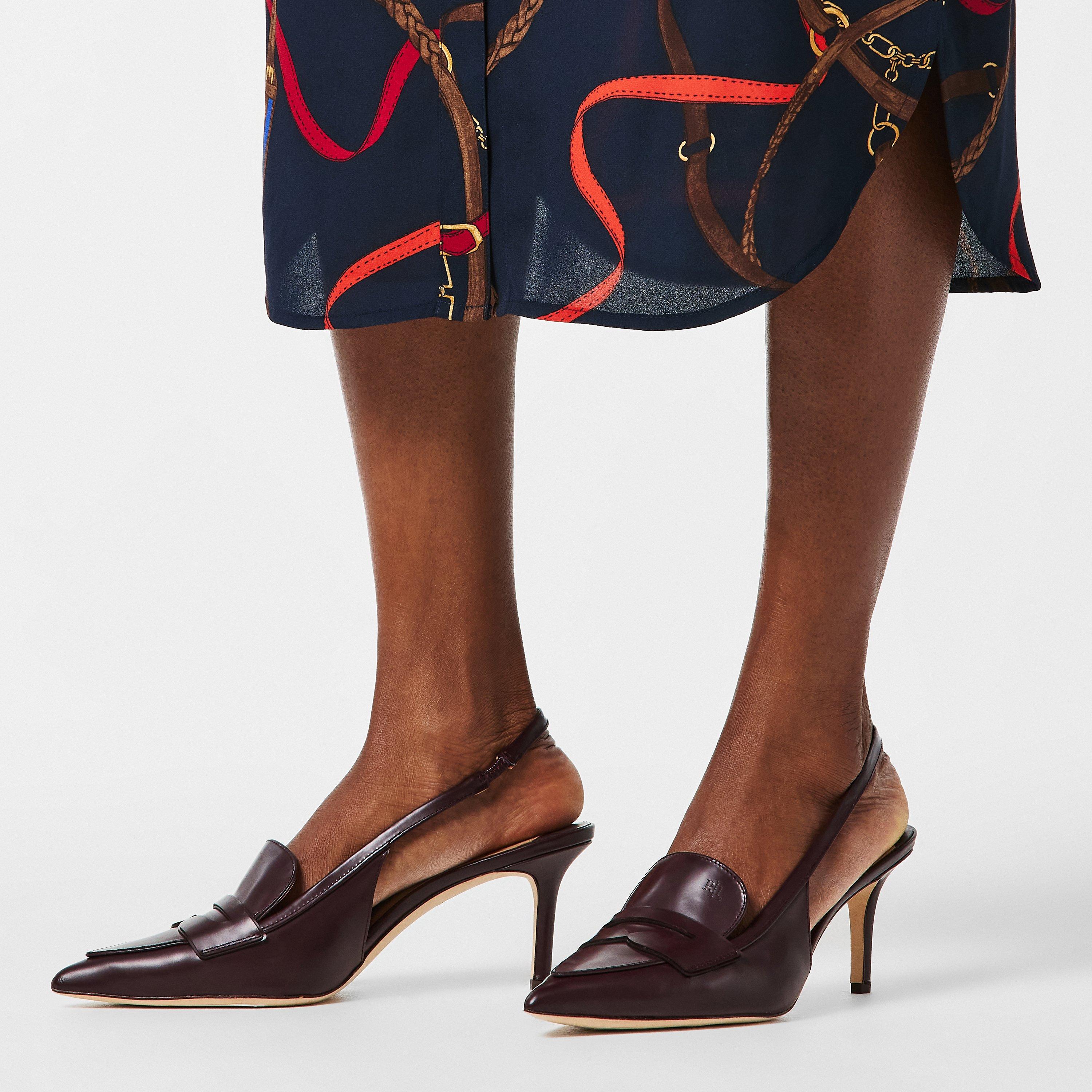 Dark Garnet - Lauren by Ralph Lauren - LRL Khloe Slng Bk Ld61 - 3