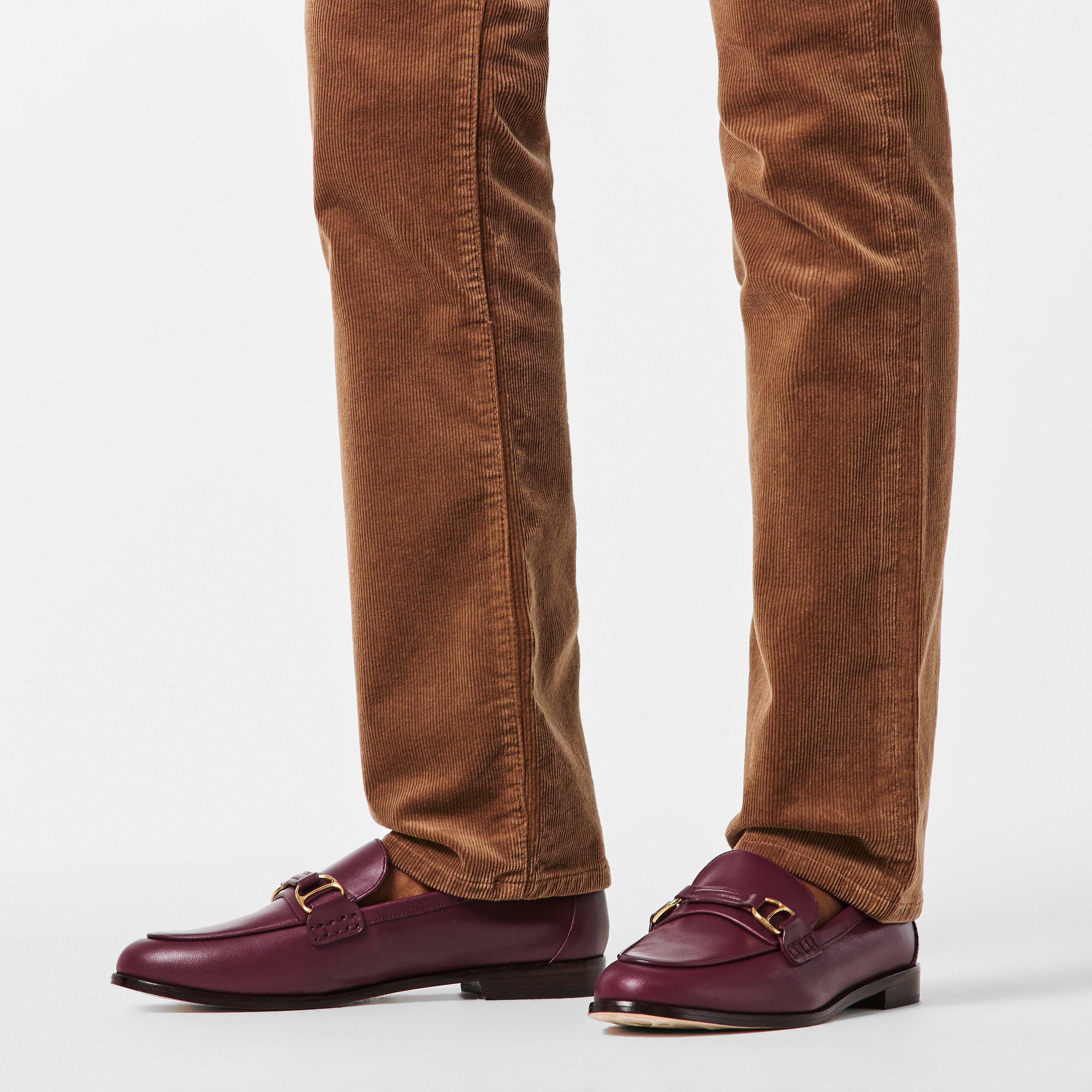 Dark Garnet - Lauren by Ralph Lauren - Women's Tasha Loafers - 3
