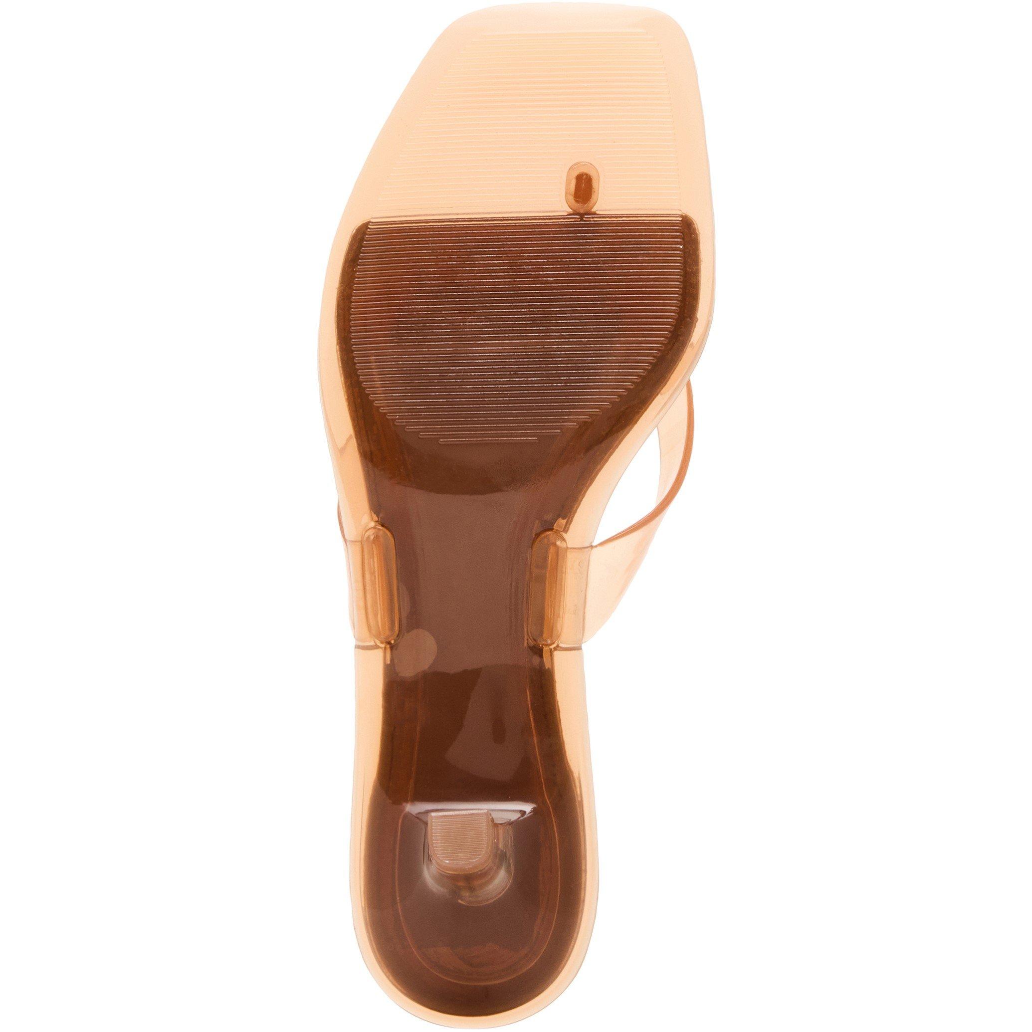 Tan - Steve Madden - Women's Tracie Jelly Heeled Mules - 7