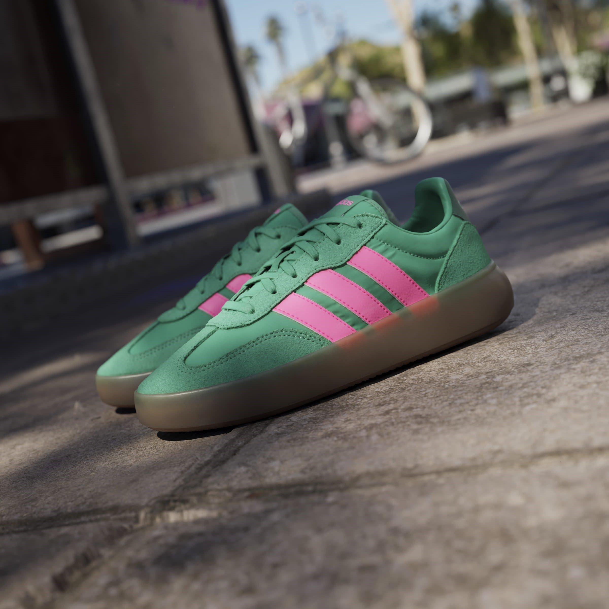 C.Green/Pnk/Grn - adidas - Women's Barreda Decode Court Trainers - 15