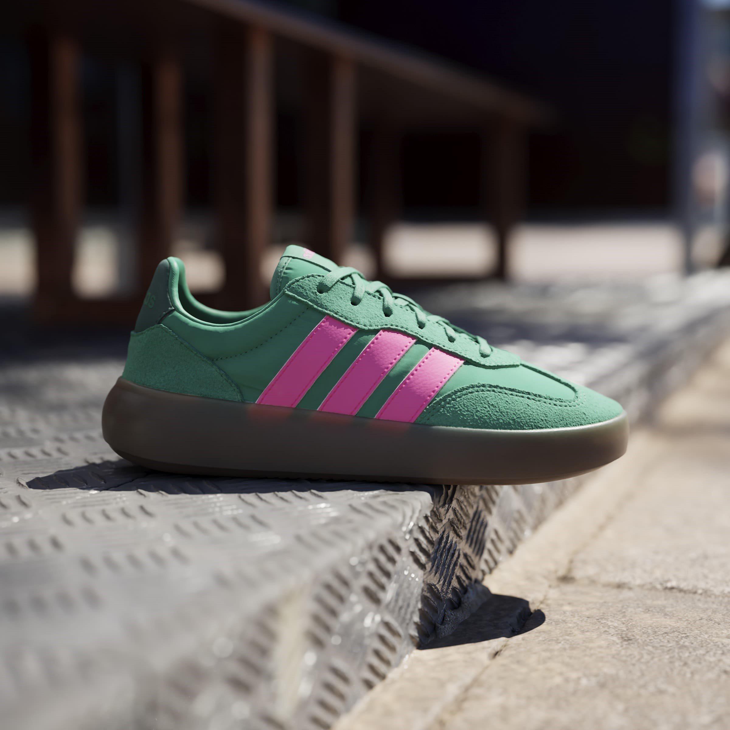 C.Green/Pnk/Grn - adidas - Women's Barreda Decode Court Trainers - 10