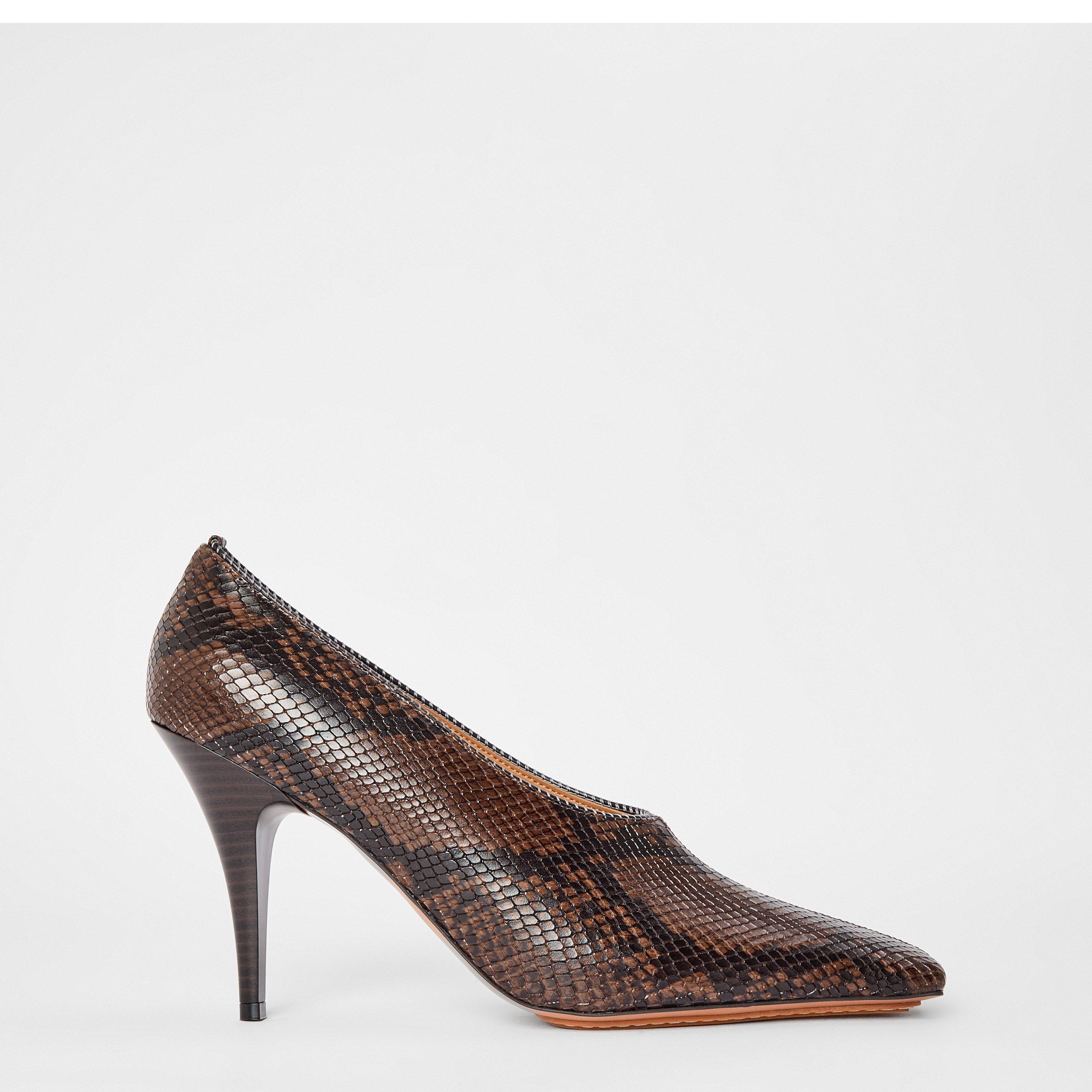 Coffee - Stella McCartney - Women's Stiletto Court Shoes - 1