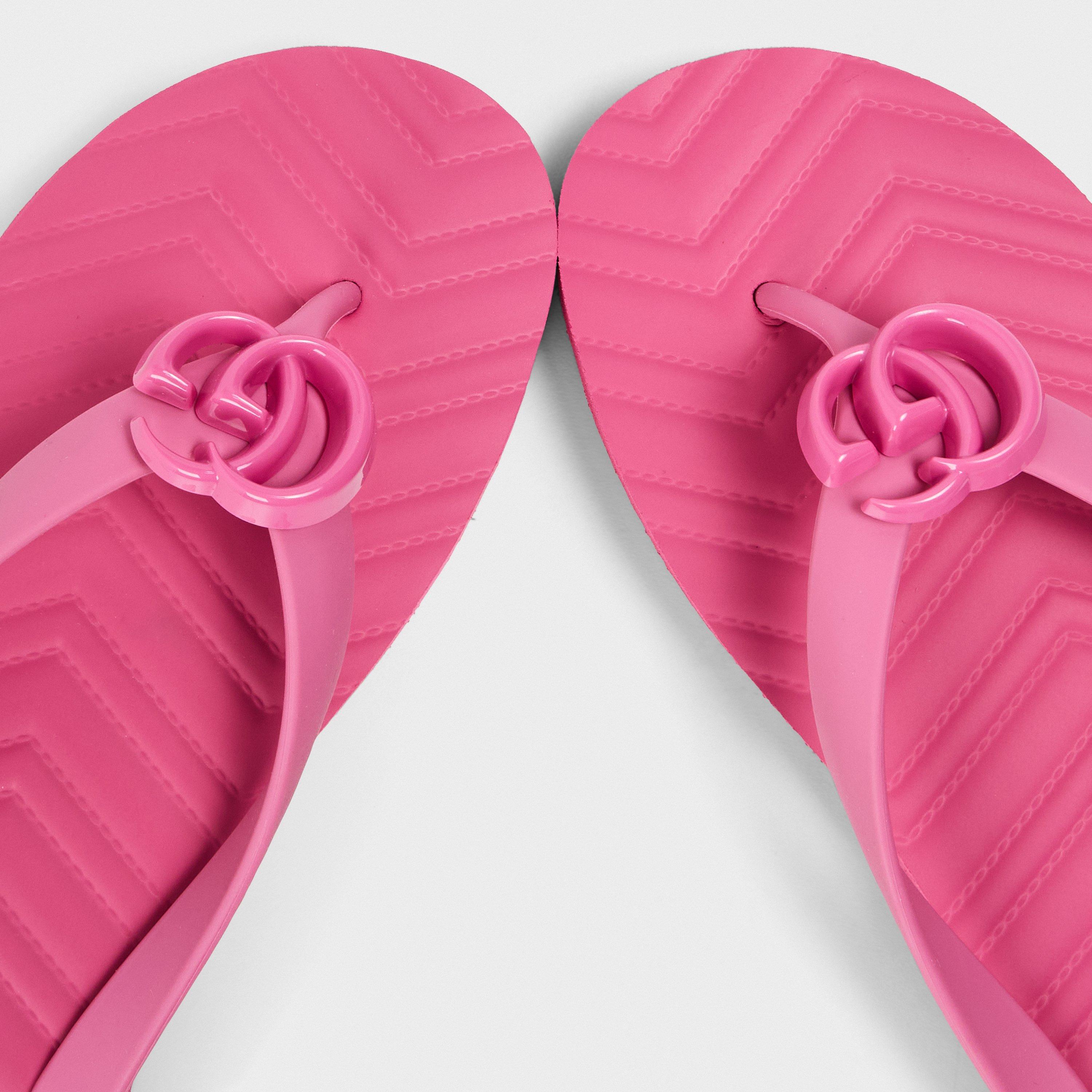 PiTrpFlo/PiTrFl - Gucci - Women's Italian Hardware Detail Flat Sandals - 3